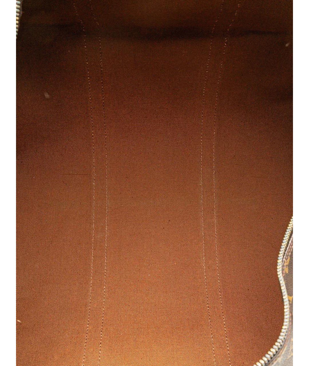LOUIS VUITTON Коричневая кожаная дорожная/спортивная сумка, фото 4