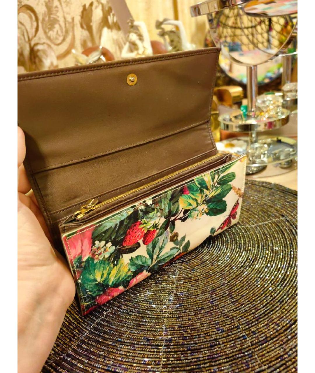 DOLCE&GABBANA Мульти кожаный кошелек, фото 2