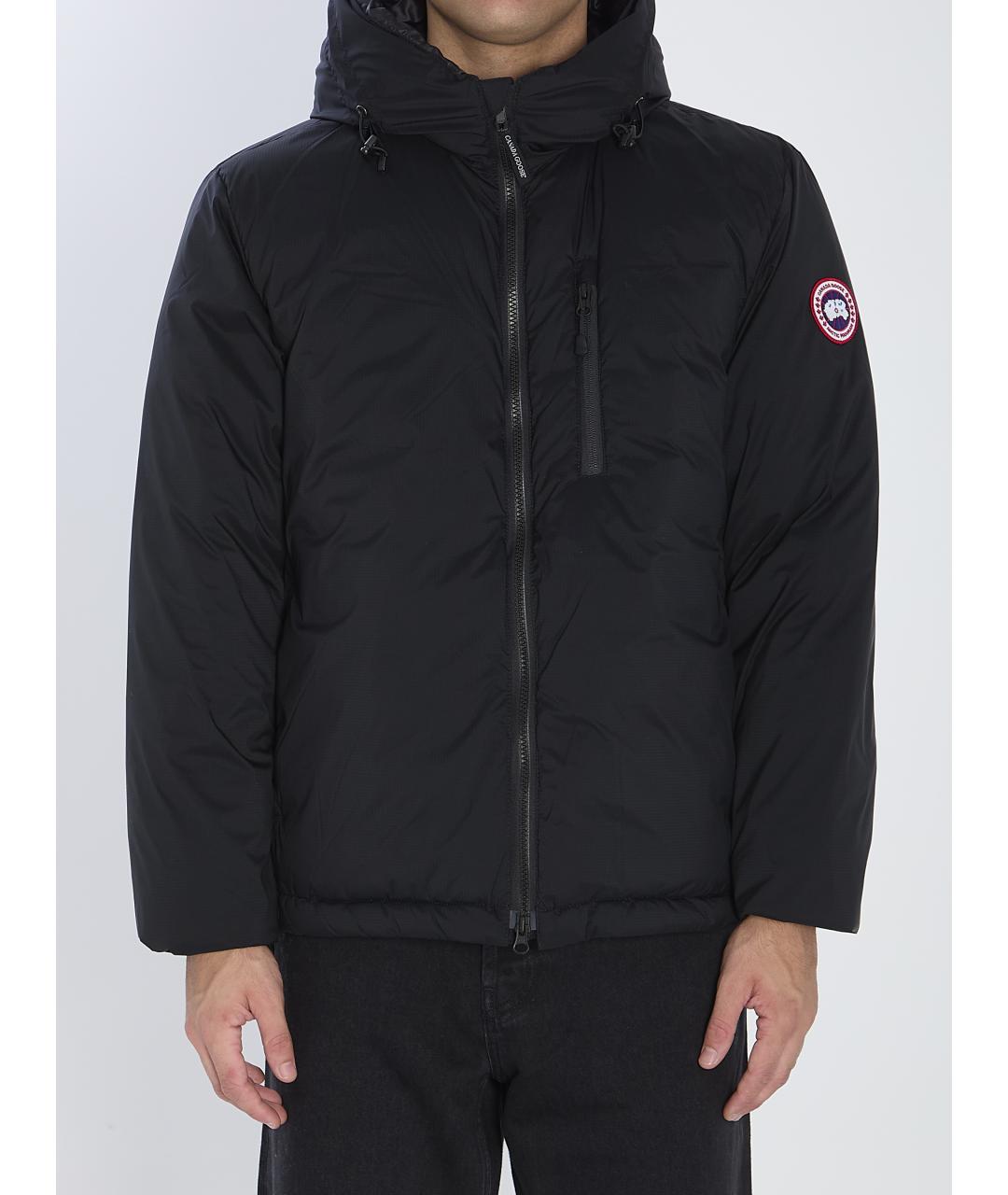 CANADA GOOSE Черная полиамидовая куртка, фото 2