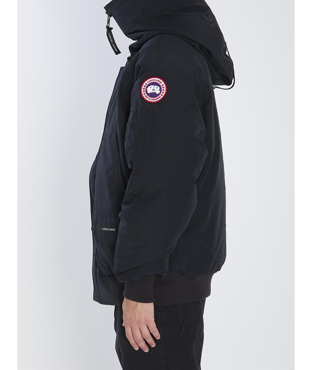 CANADA GOOSE Черная полиэстеровая куртка, фото 4