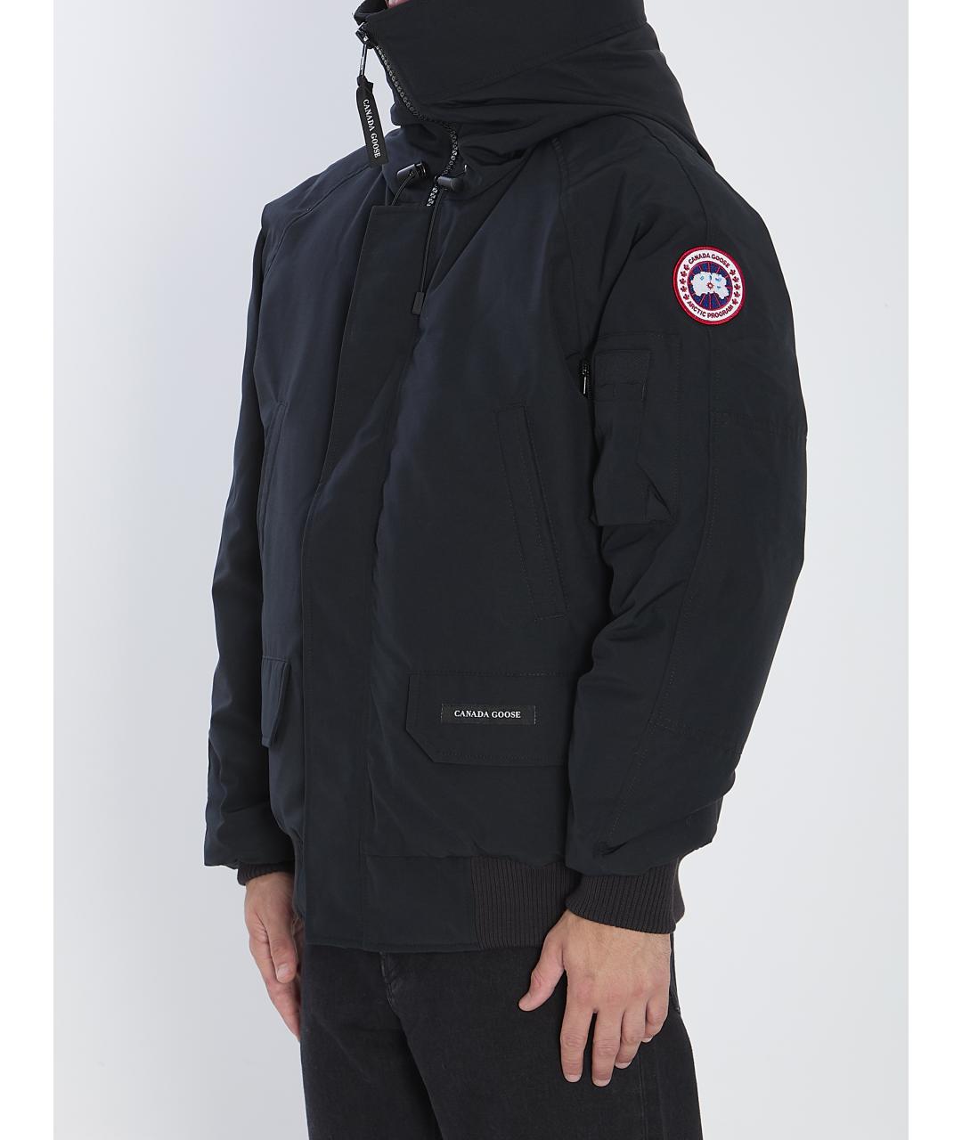 CANADA GOOSE Черная полиэстеровая куртка, фото 3