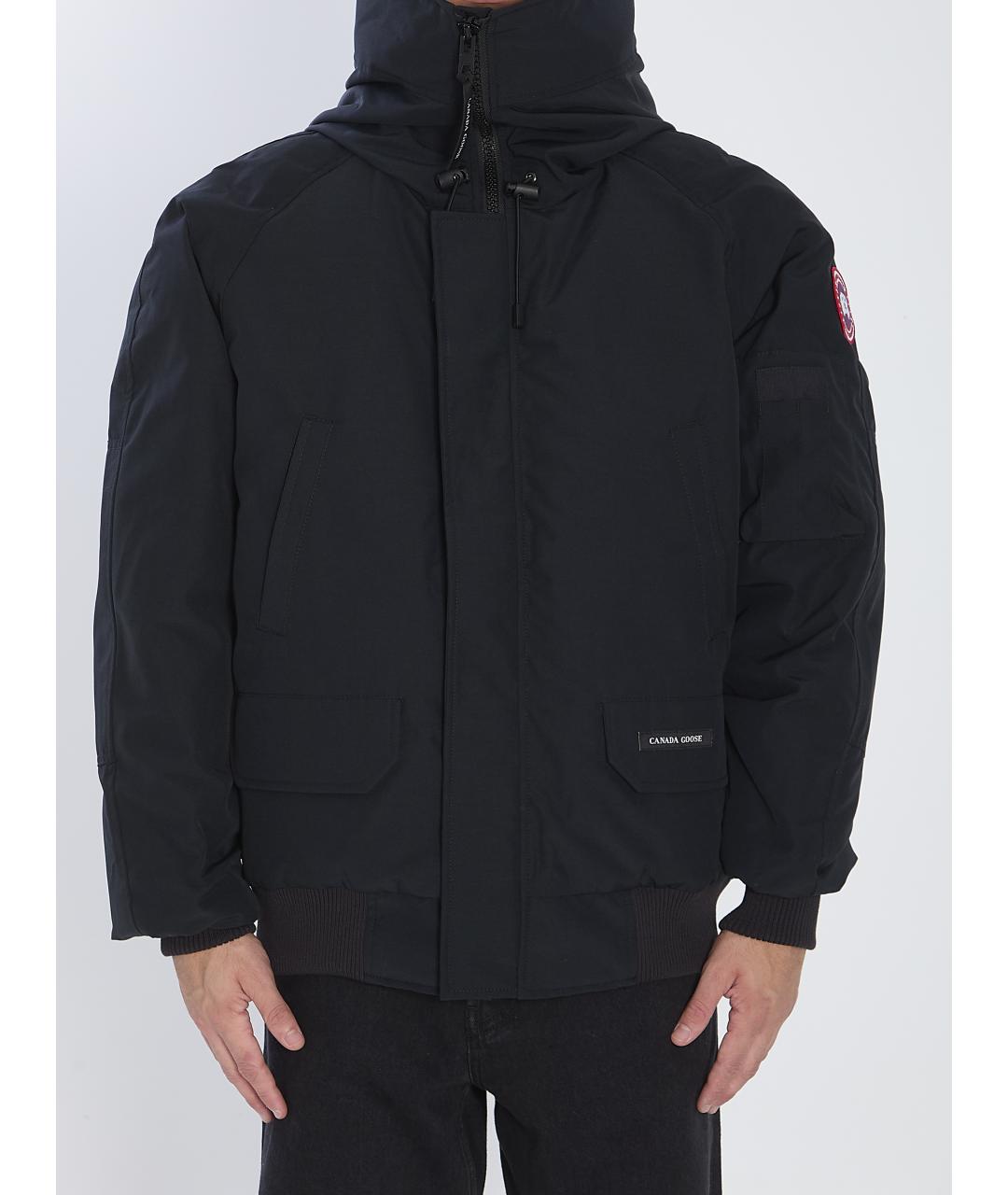 CANADA GOOSE Черная полиэстеровая куртка, фото 2