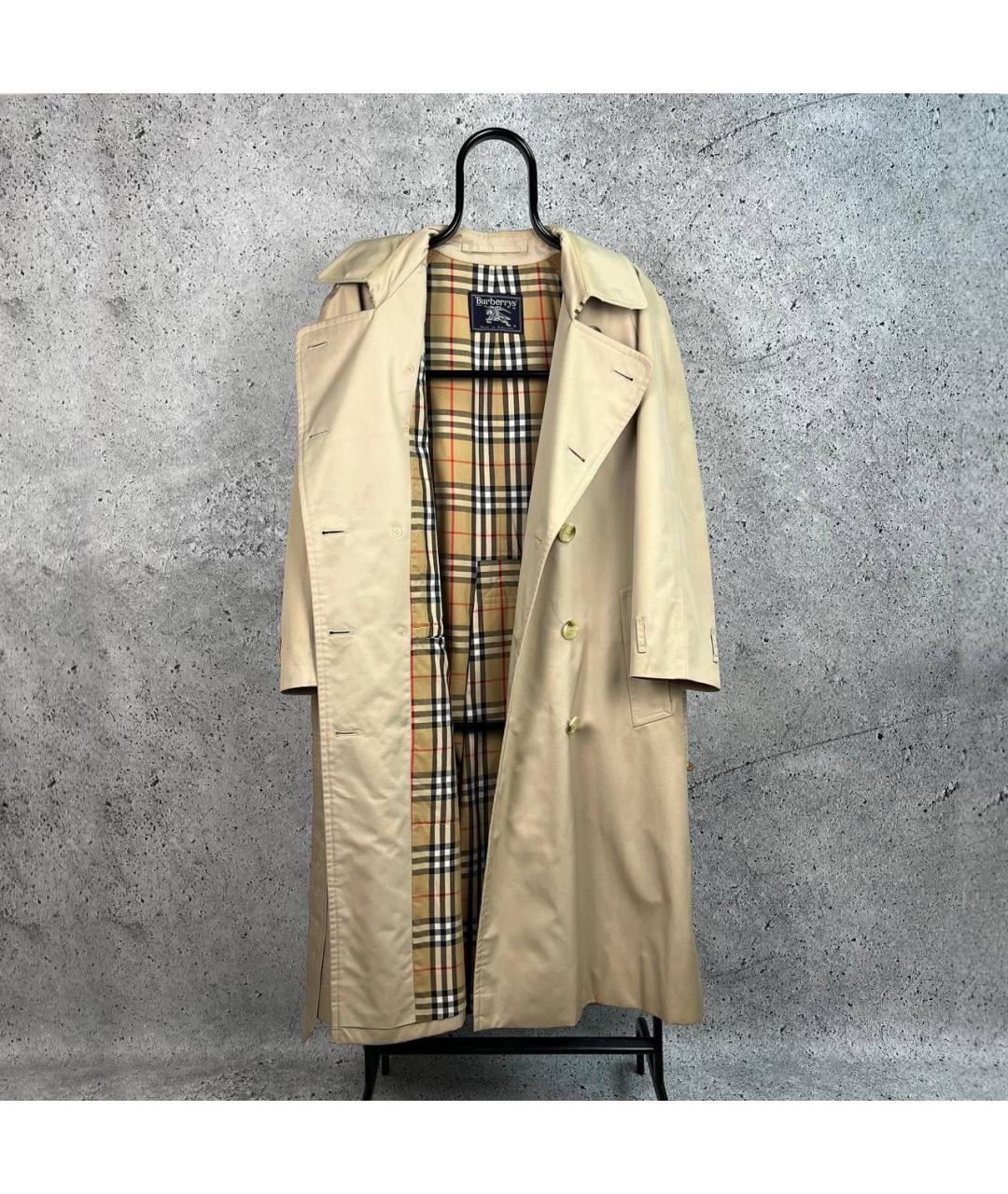 BURBERRY Бежевый тренч / плащ, фото 2