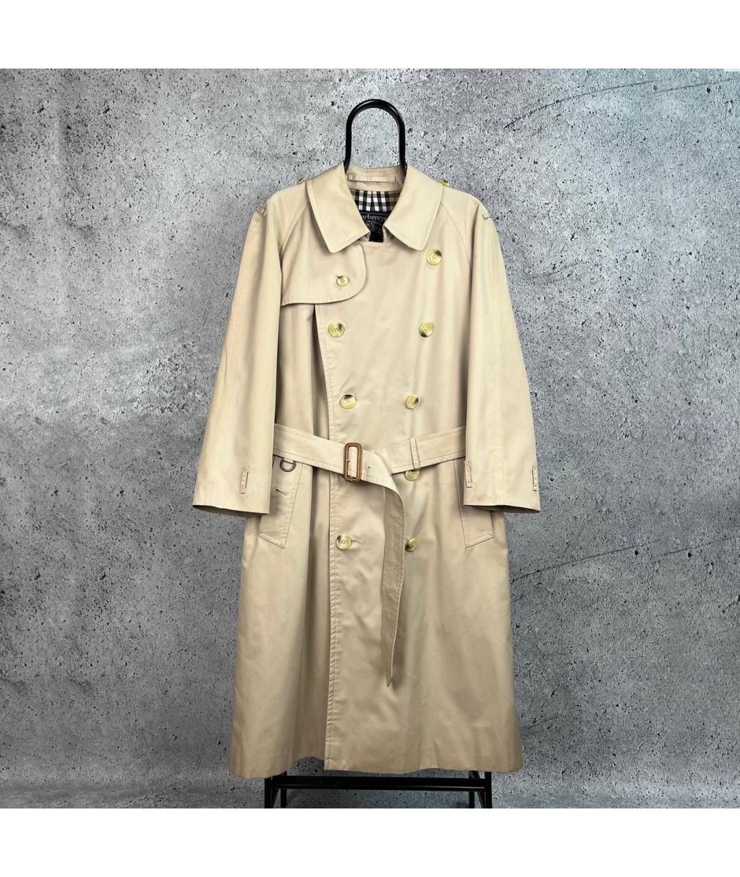 BURBERRY Бежевый тренч / плащ, фото 8