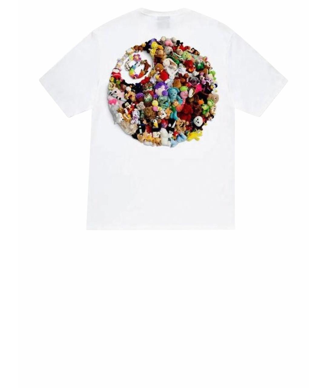 STUSSY Белая хлопковая футболка, фото 7