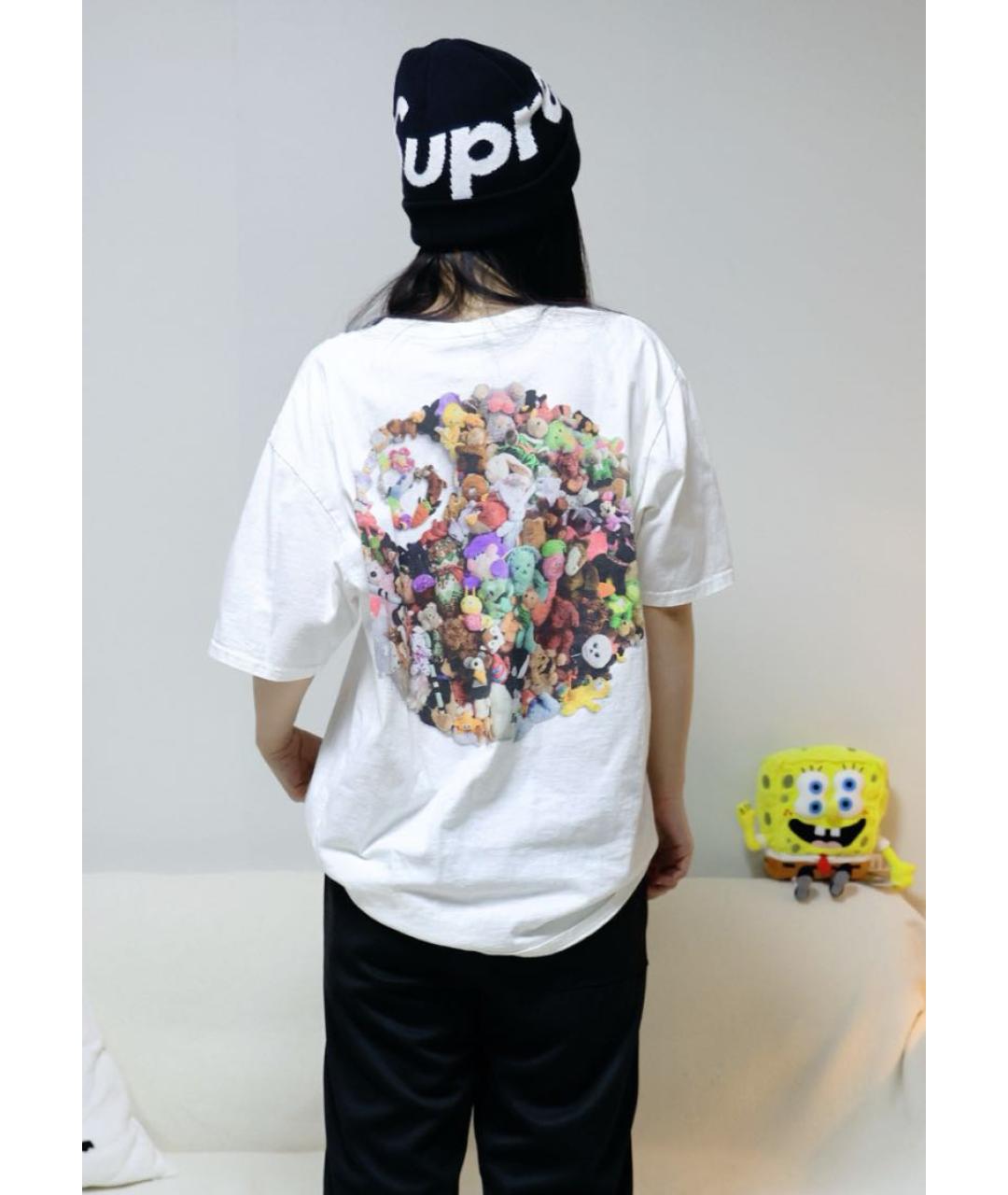 STUSSY Белая хлопковая футболка, фото 5