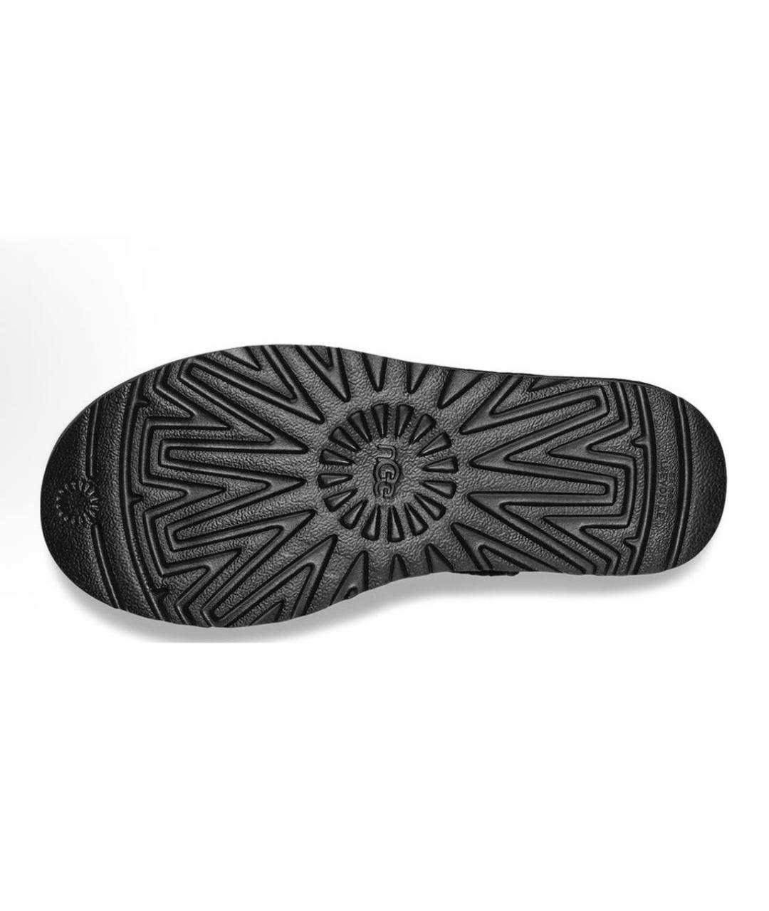 UGG AUSTRALIA Черные замшевые ботинки, фото 3
