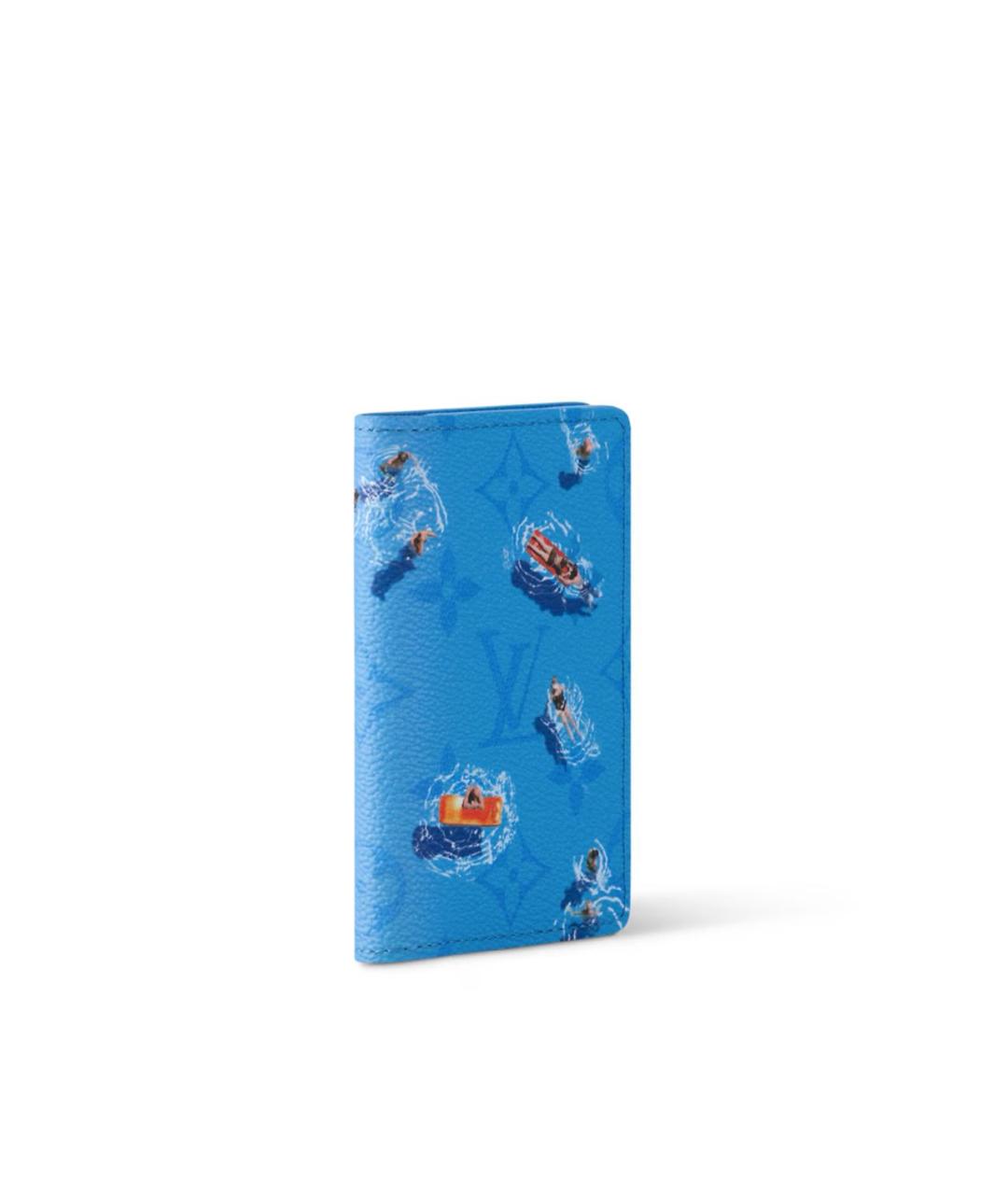 LOUIS VUITTON Синий кардхолдер, фото 2
