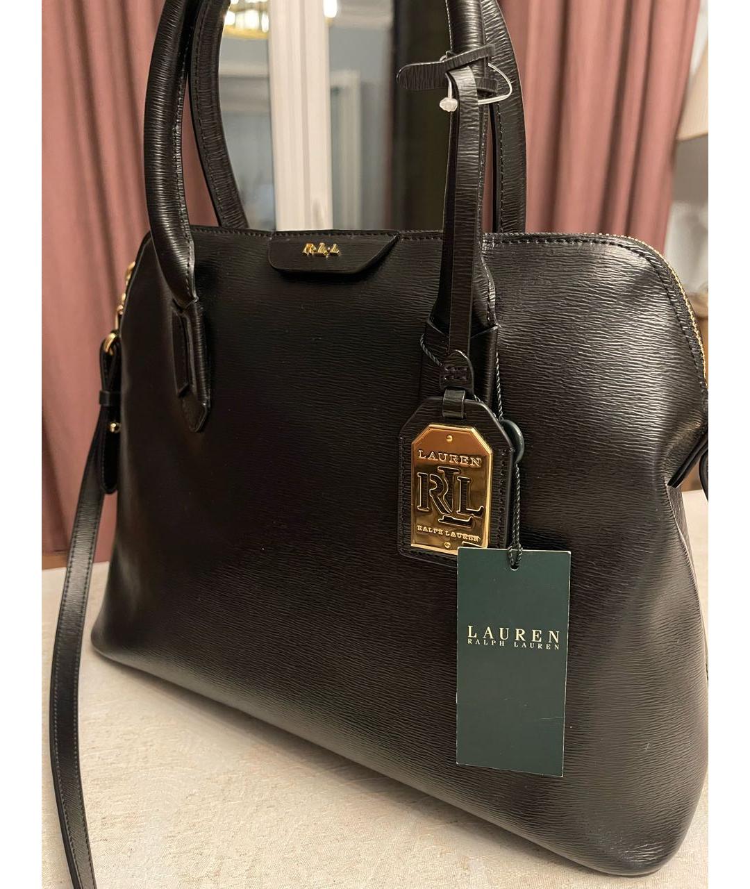 RALPH LAUREN Синяя сумка через плечо из искусственной кожи, фото 3