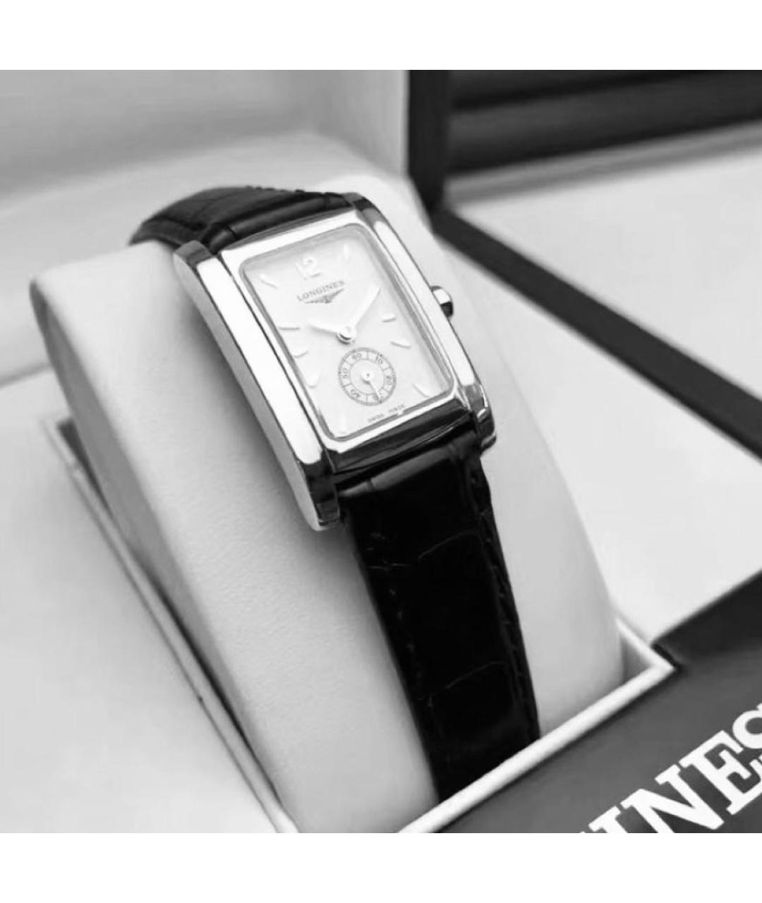 LONGINES Черные металлические часы, фото 2