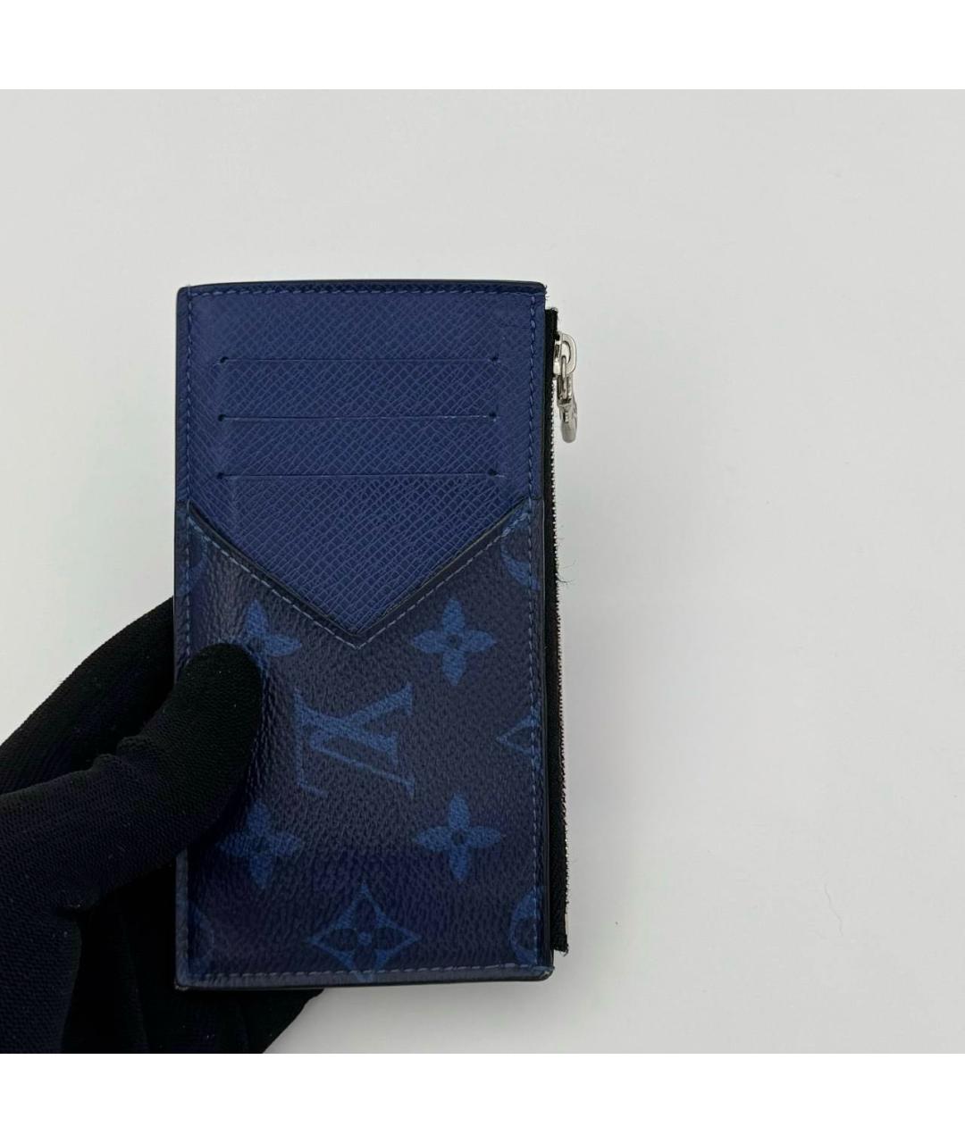 LOUIS VUITTON Темно-синий кошелек, фото 8