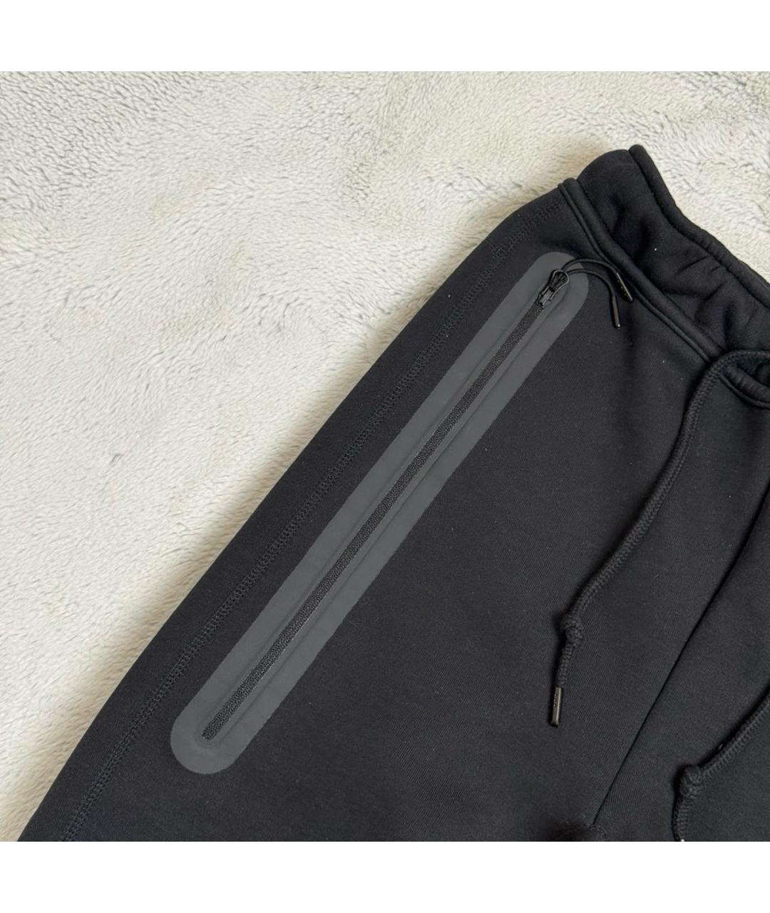 NIKE Черные хлопковые повседневные брюки, фото 5