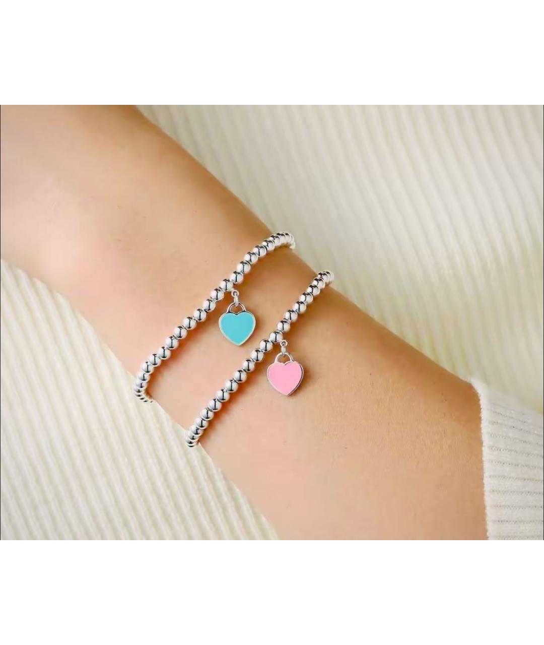 TIFFANY&CO Бирюзовый серебряный браслет, фото 4