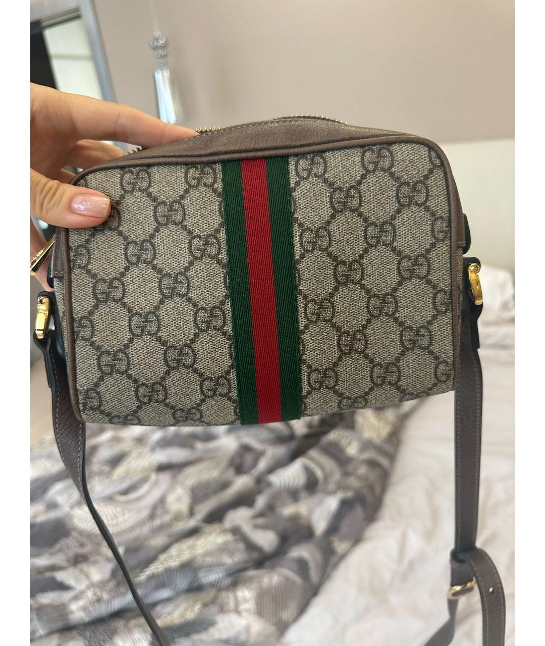 GUCCI Коричневая сумка через плечо, фото 3