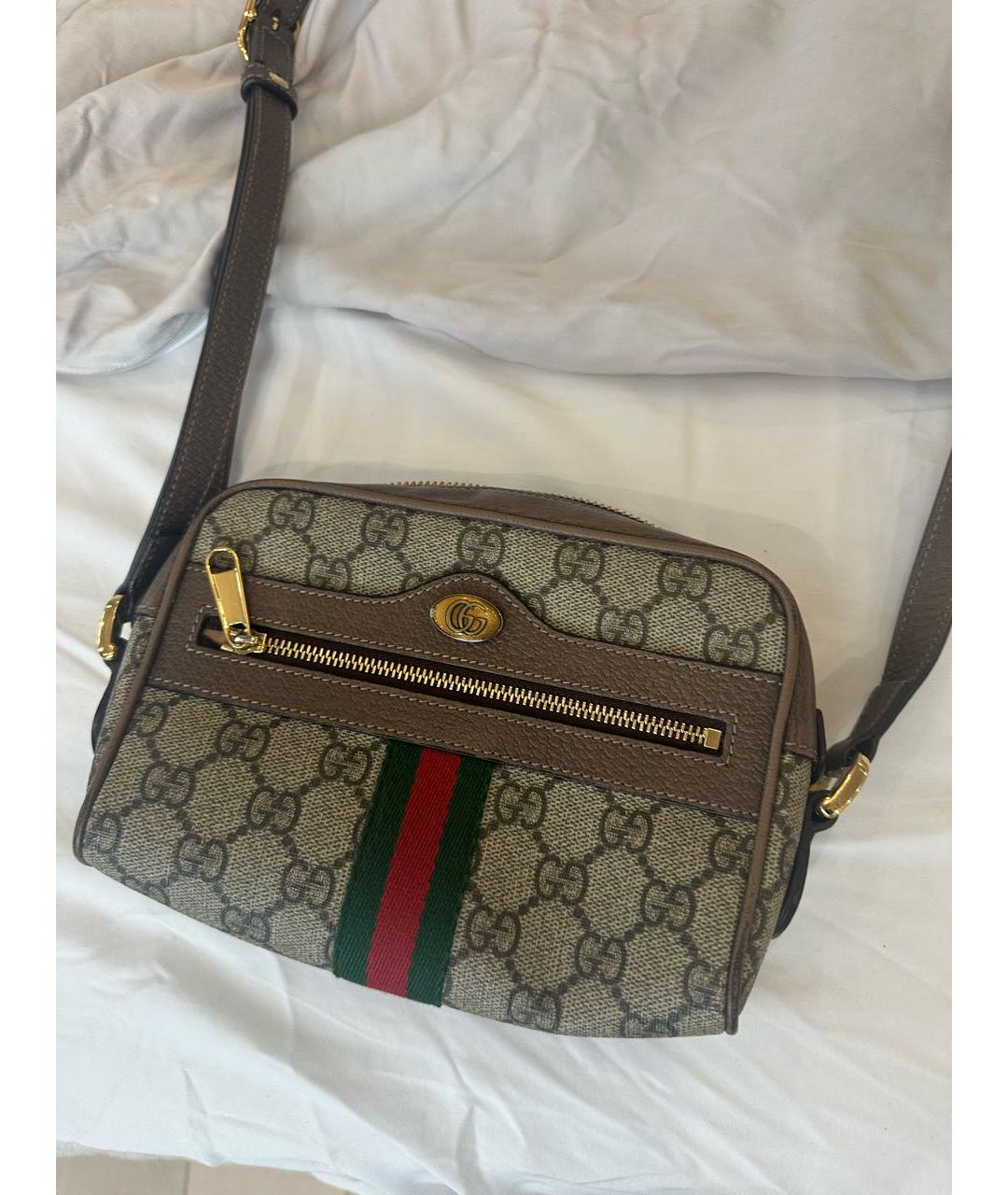 GUCCI Коричневая сумка через плечо, фото 5