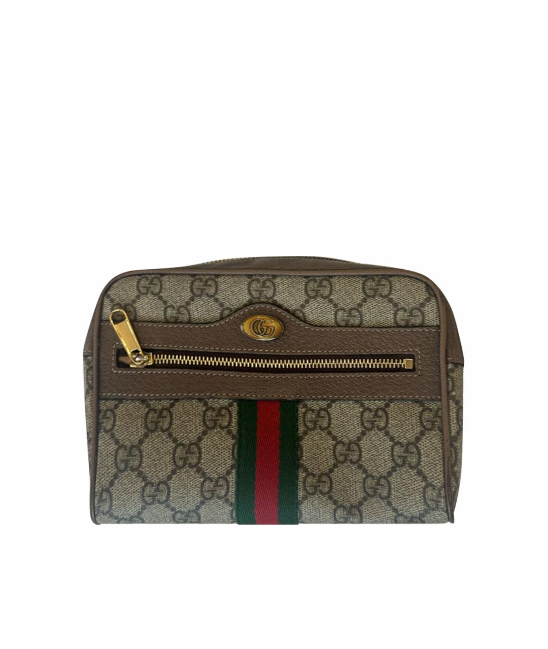 GUCCI Коричневая сумка через плечо, фото 1