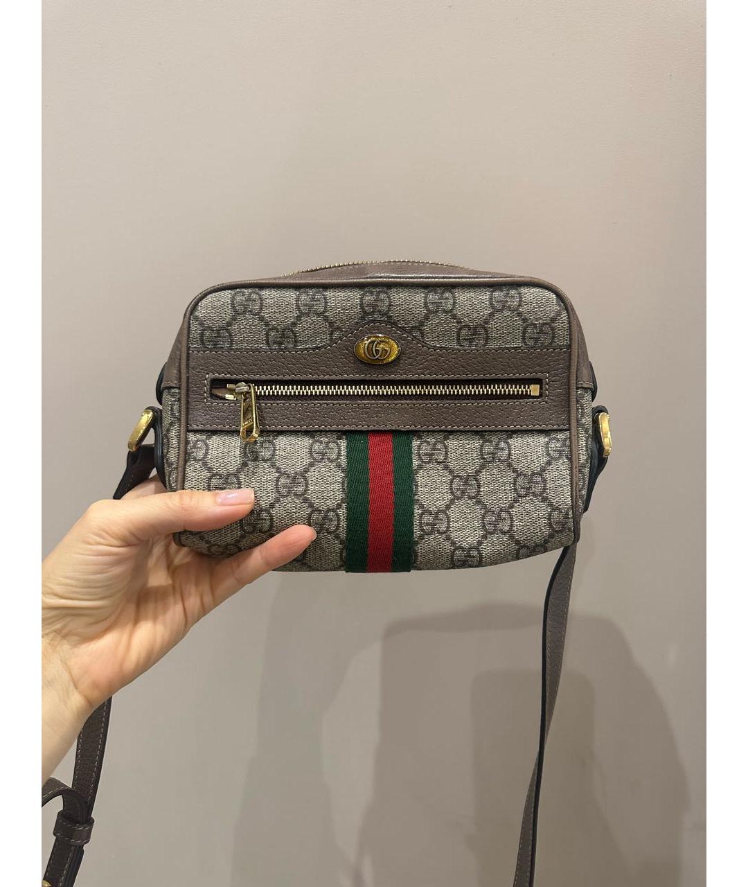 GUCCI Коричневая сумка через плечо, фото 2