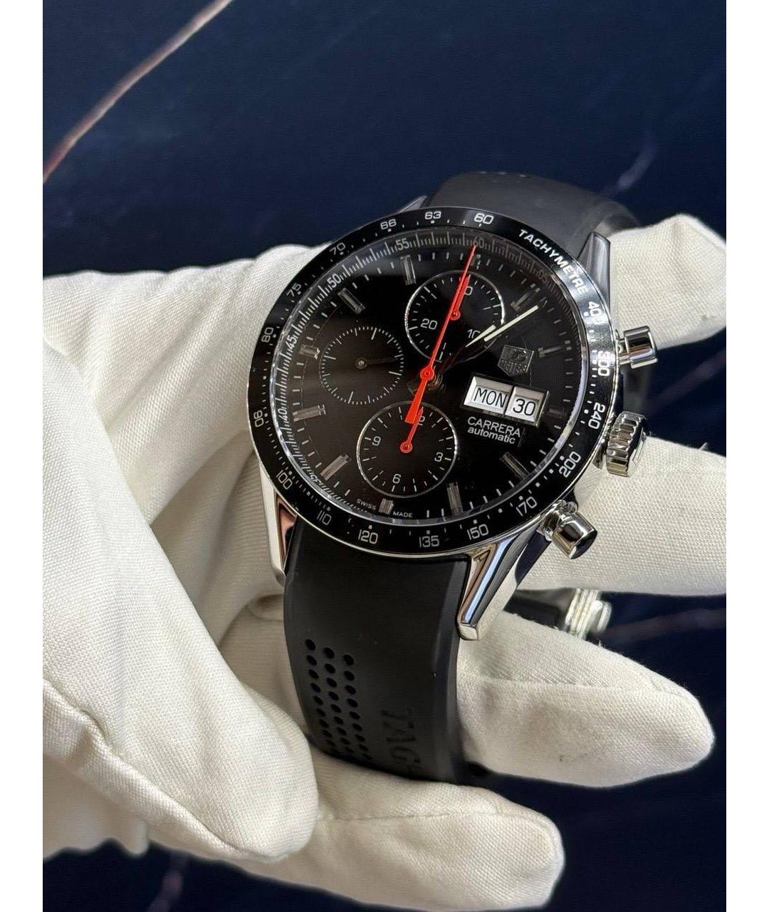 TAG HEUER Черные керамические часы, фото 6