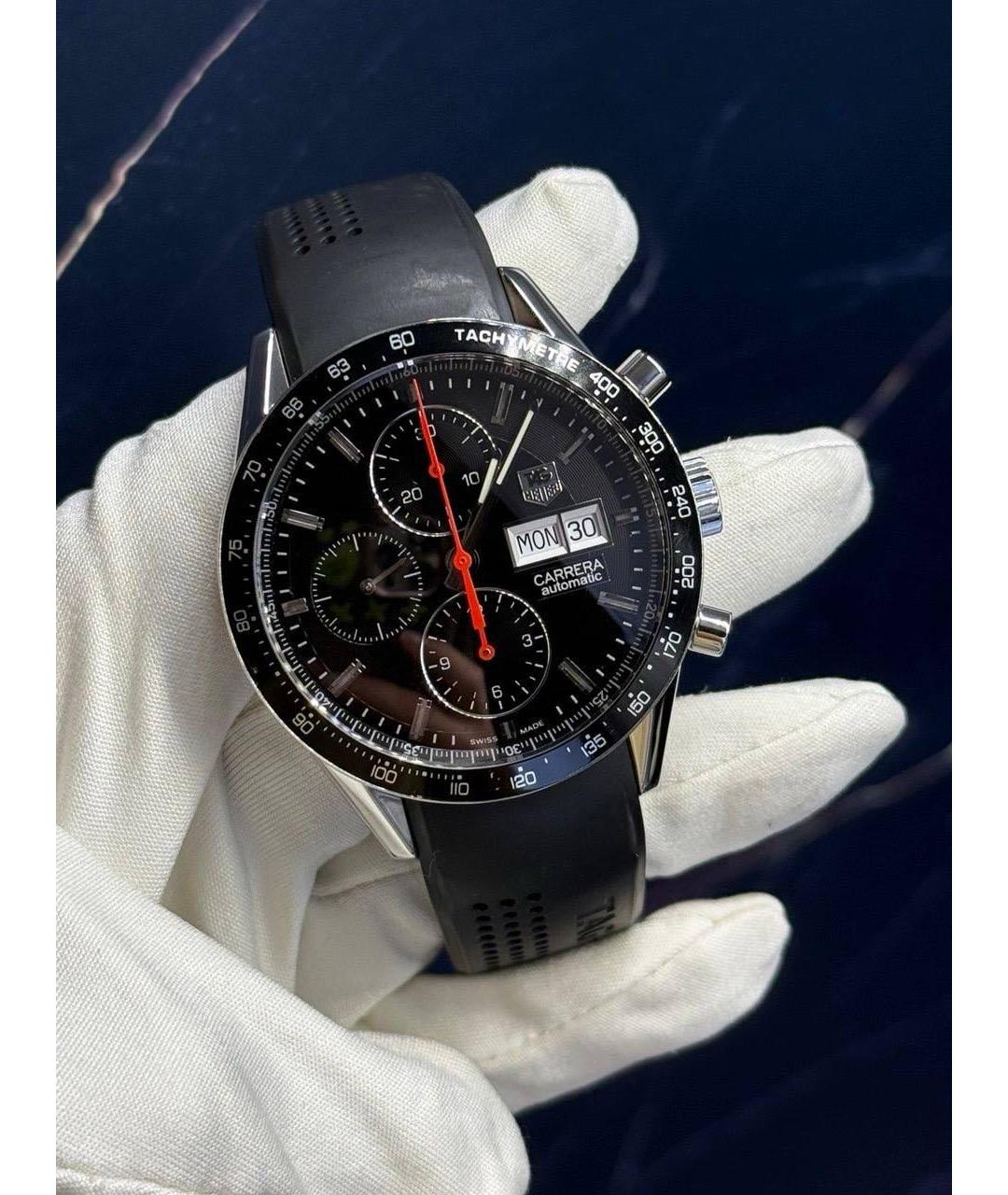 TAG HEUER Черные керамические часы, фото 8