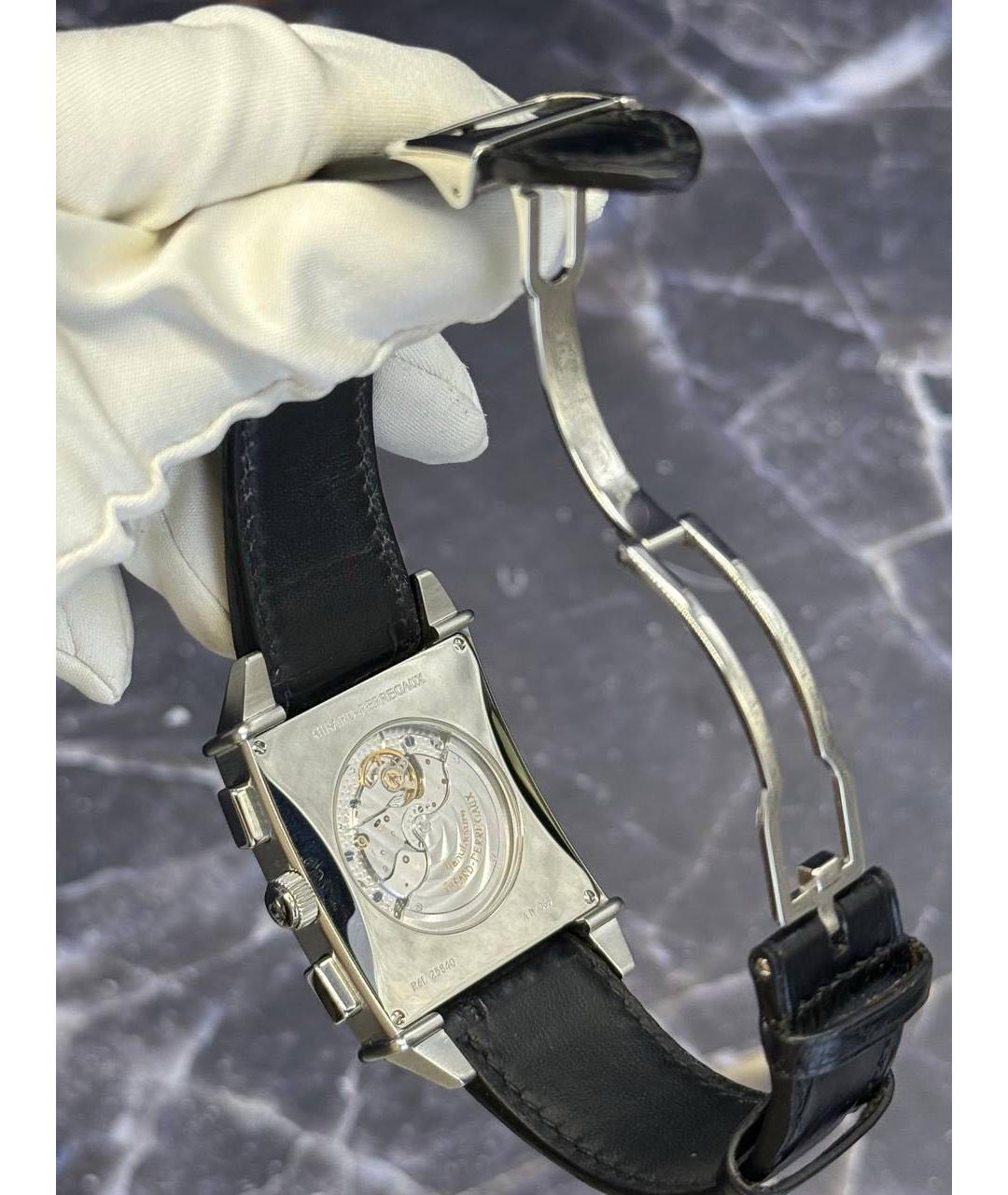 GIRARD PERREGAUX Черные металлические часы, фото 8