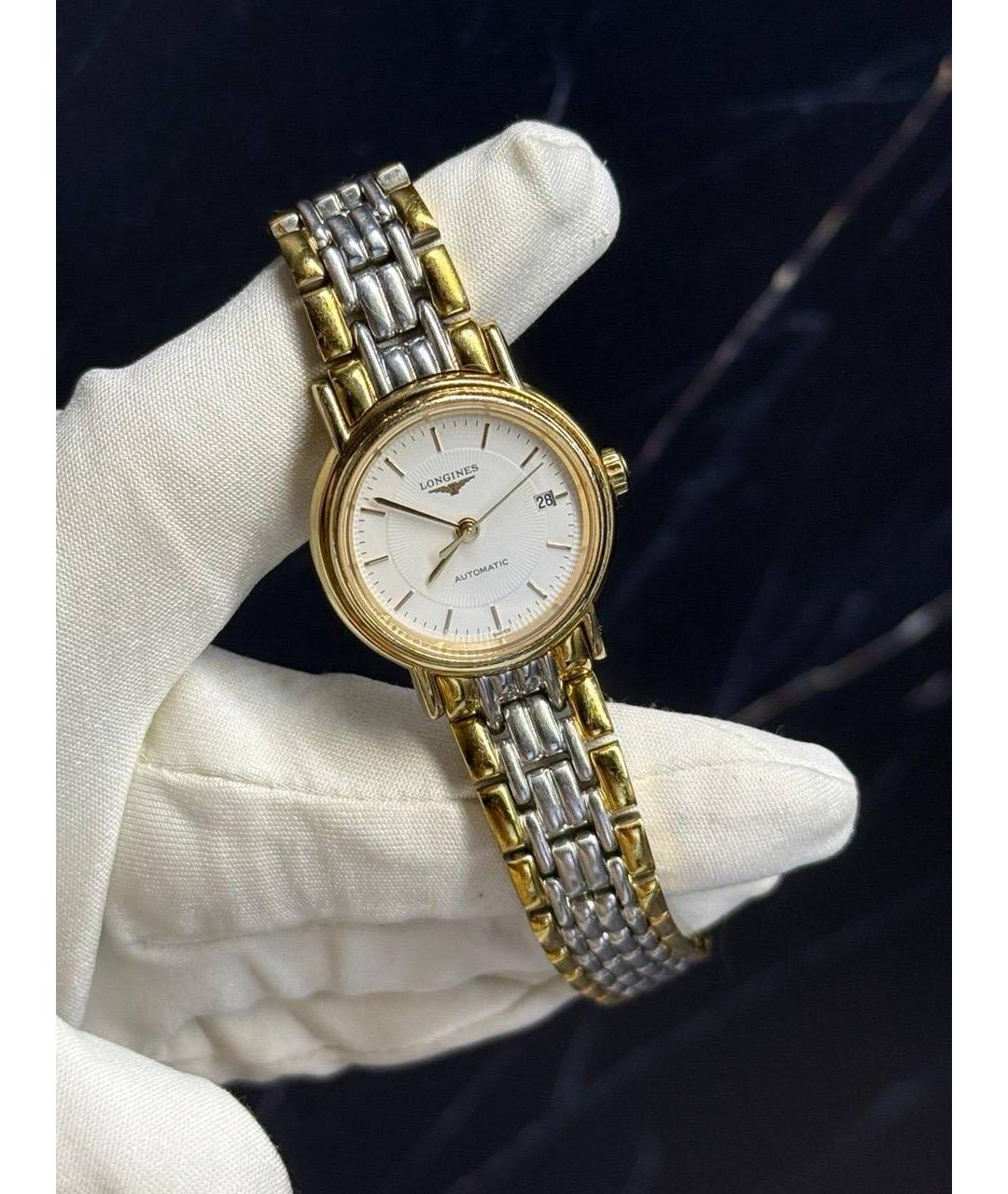 LONGINES Серые металлические часы, фото 9