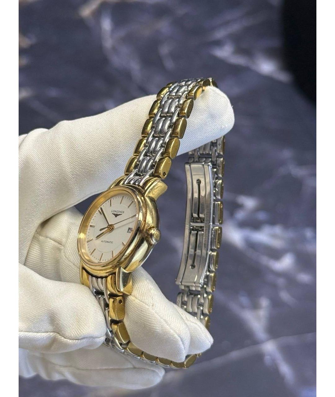 LONGINES Серые металлические часы, фото 6