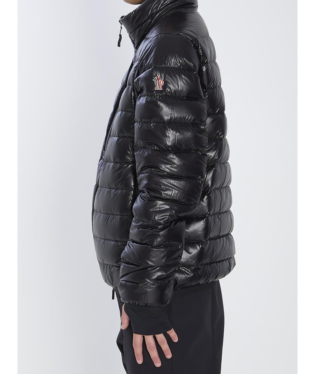 MONCLER GRENOBLE Черный полиэстеровый пуховик, фото 2