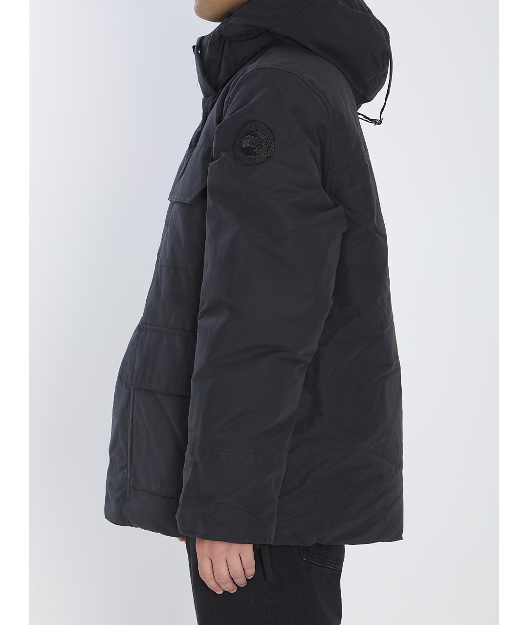 CANADA GOOSE Черная полиэстеровая парка, фото 4