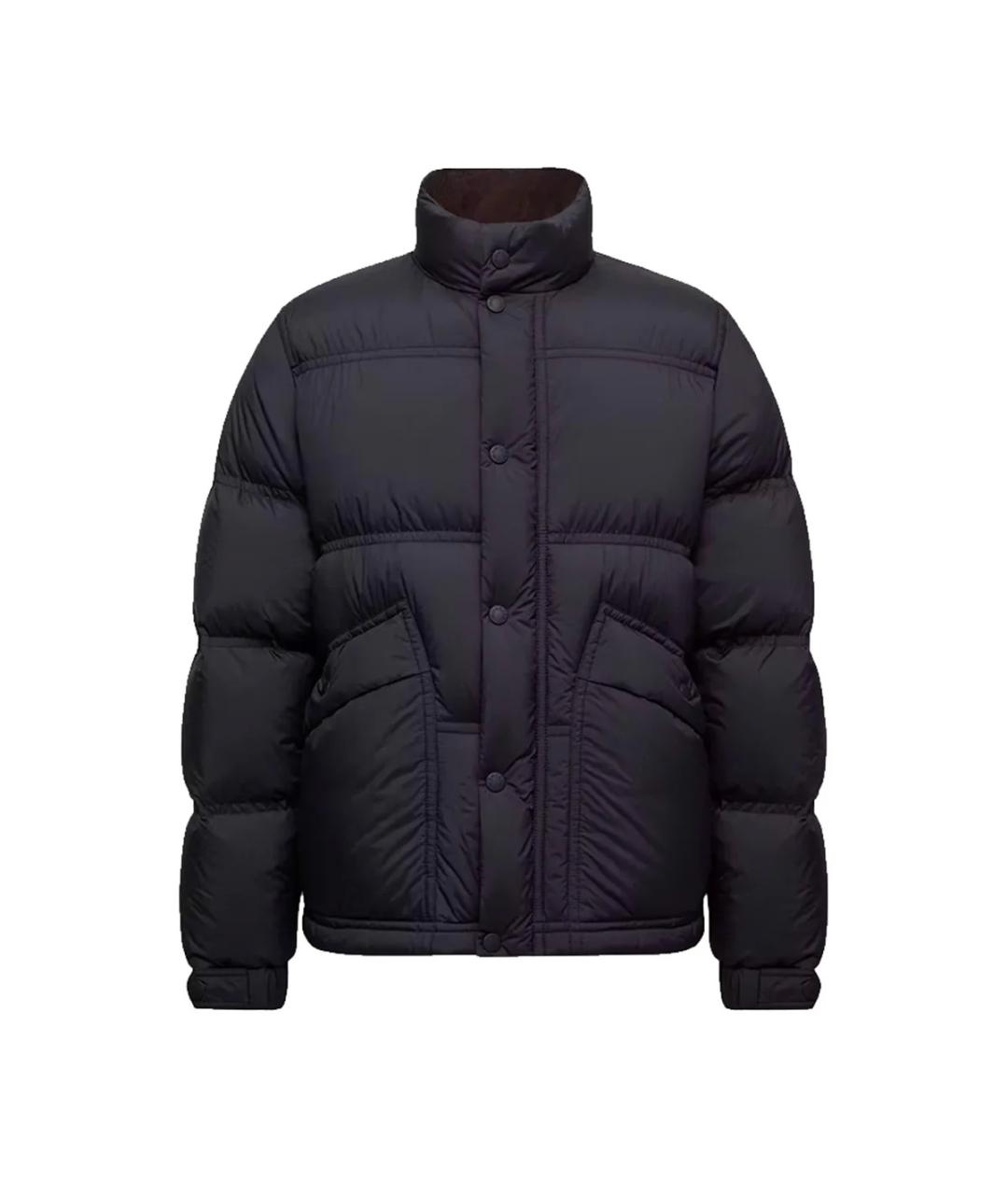 MONCLER GRENOBLE Черная полиэстеровая куртка, фото 1