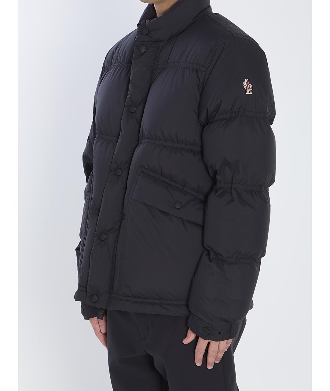 MONCLER GRENOBLE Черная полиэстеровая куртка, фото 3