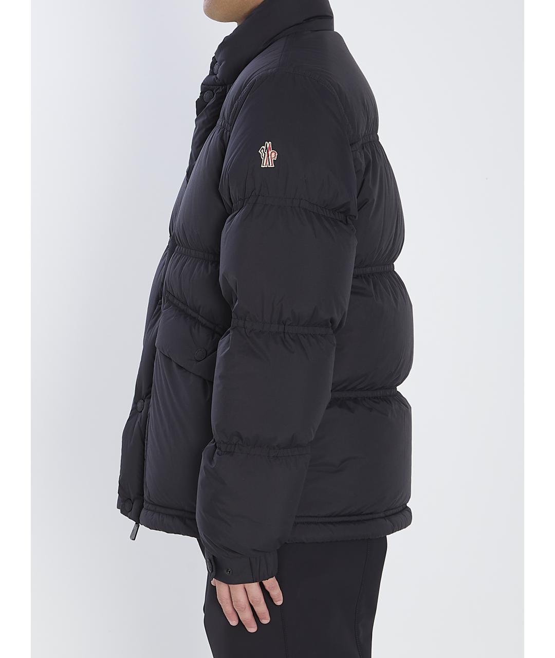 MONCLER GRENOBLE Черная полиэстеровая куртка, фото 4