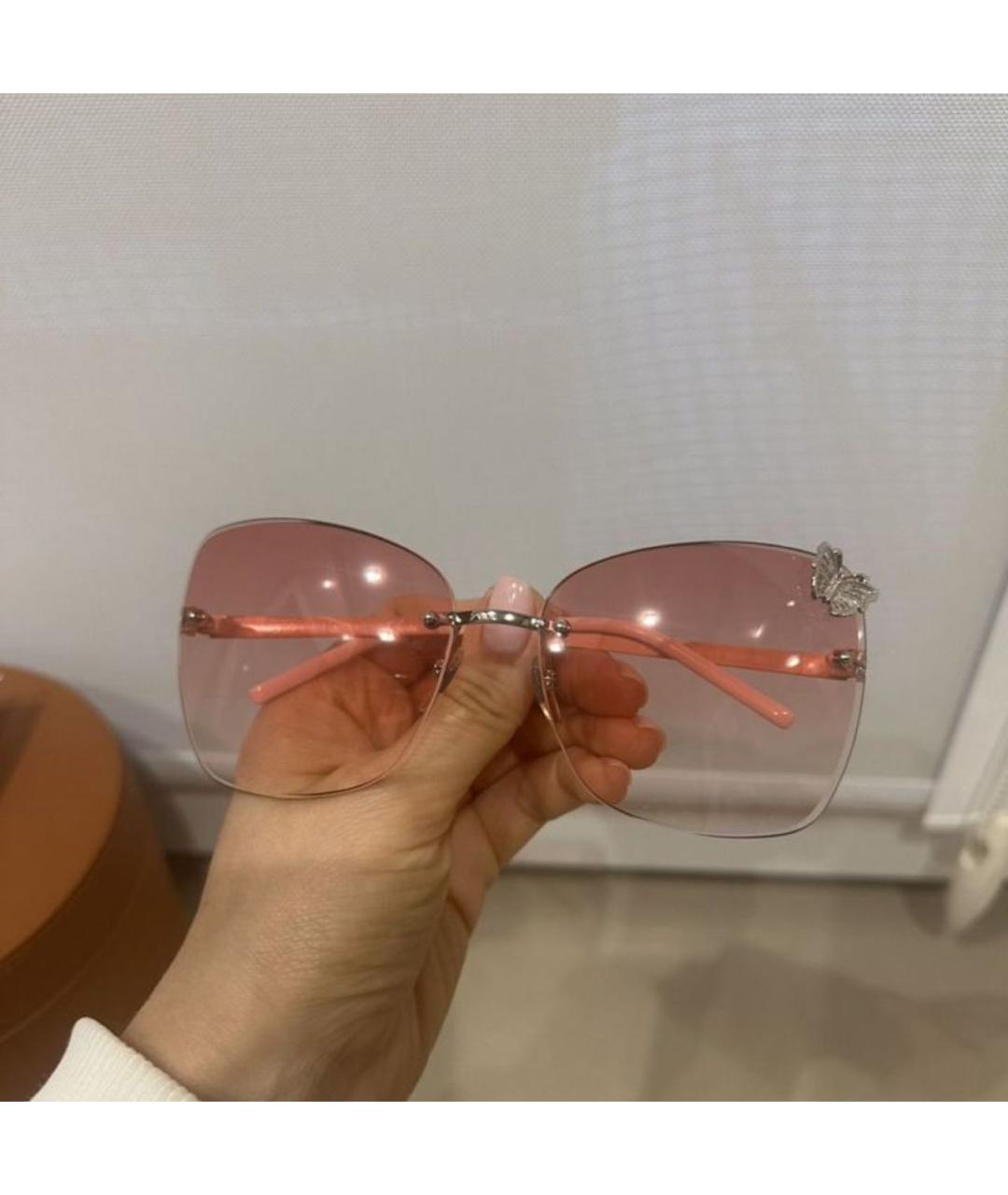 GUCCI Розовые солнцезащитные очки, фото 5