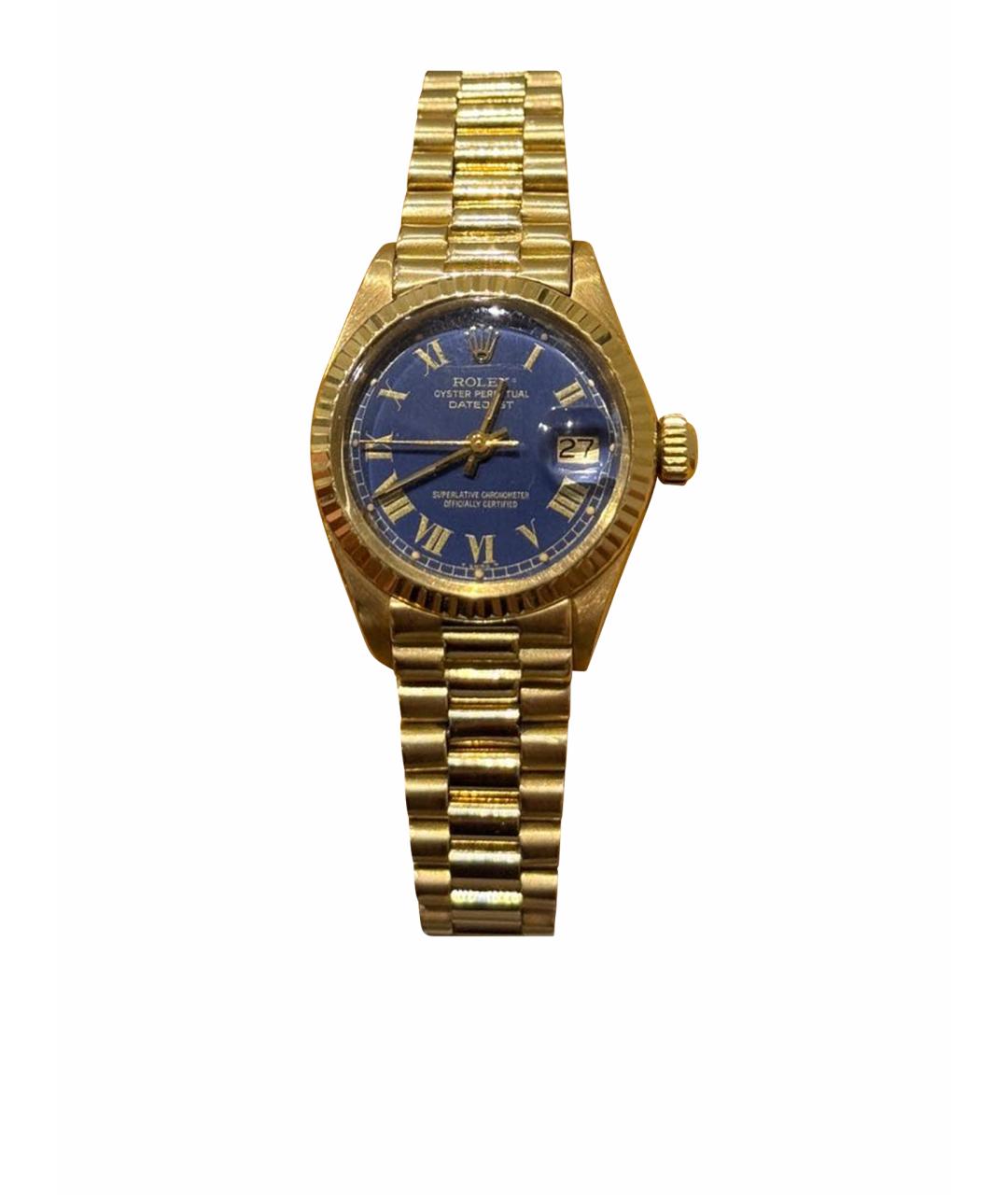 ROLEX Желтые часы из желтого золота, фото 1