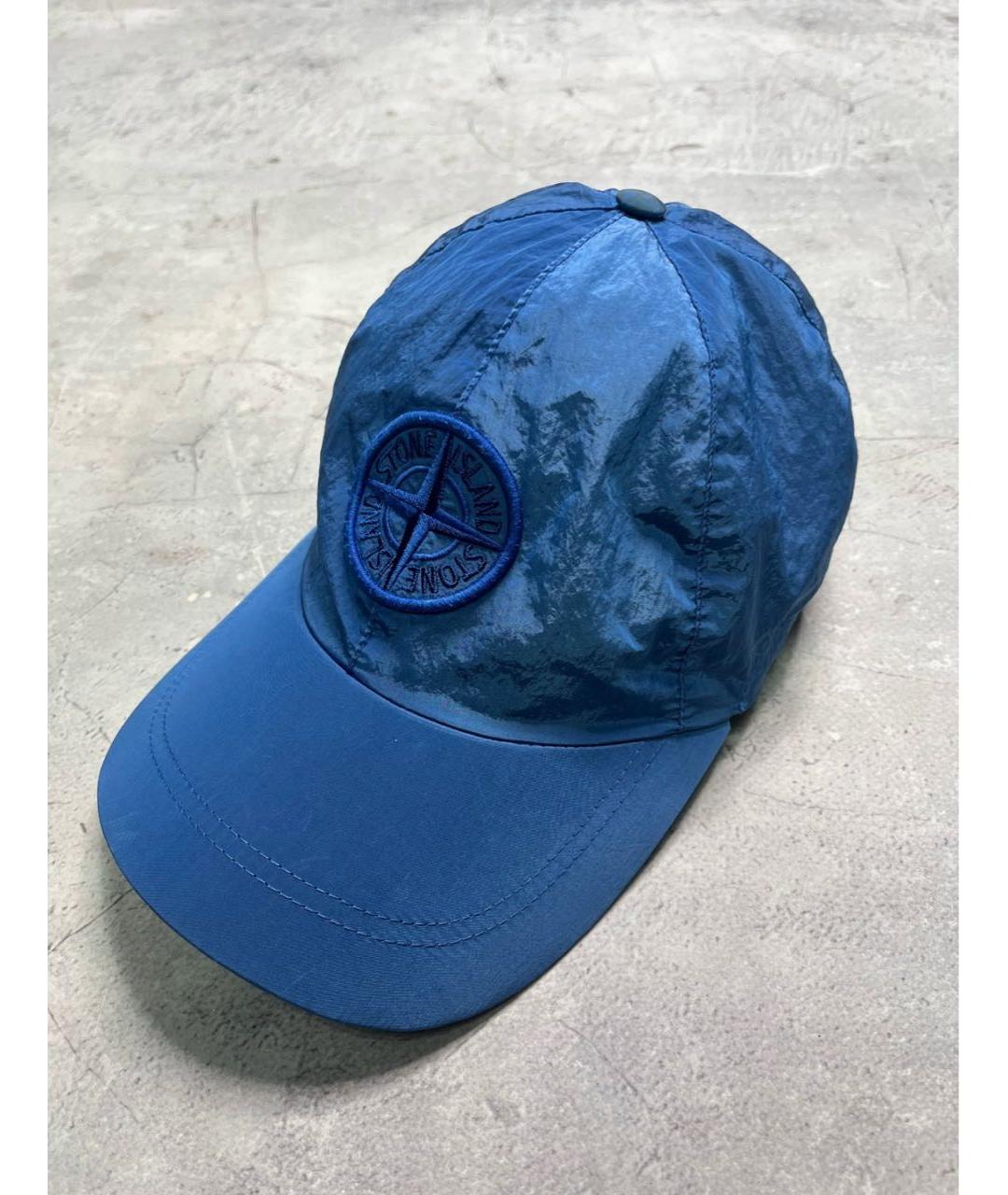 STONE ISLAND Синяя кепка/бейсболка, фото 7