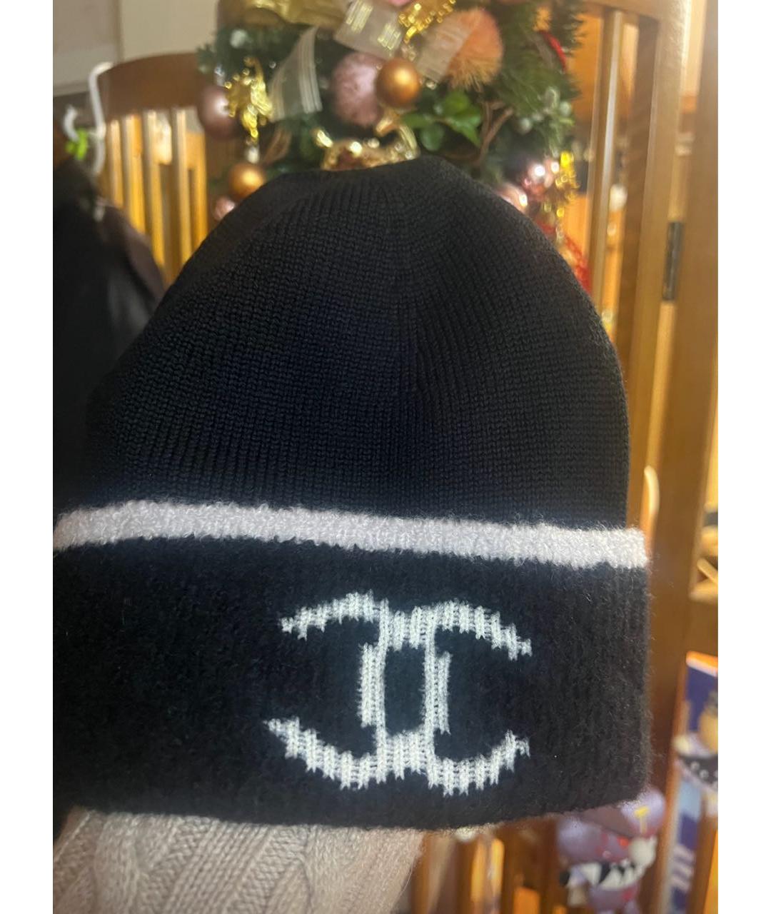 CHANEL Черная шапка, фото 2