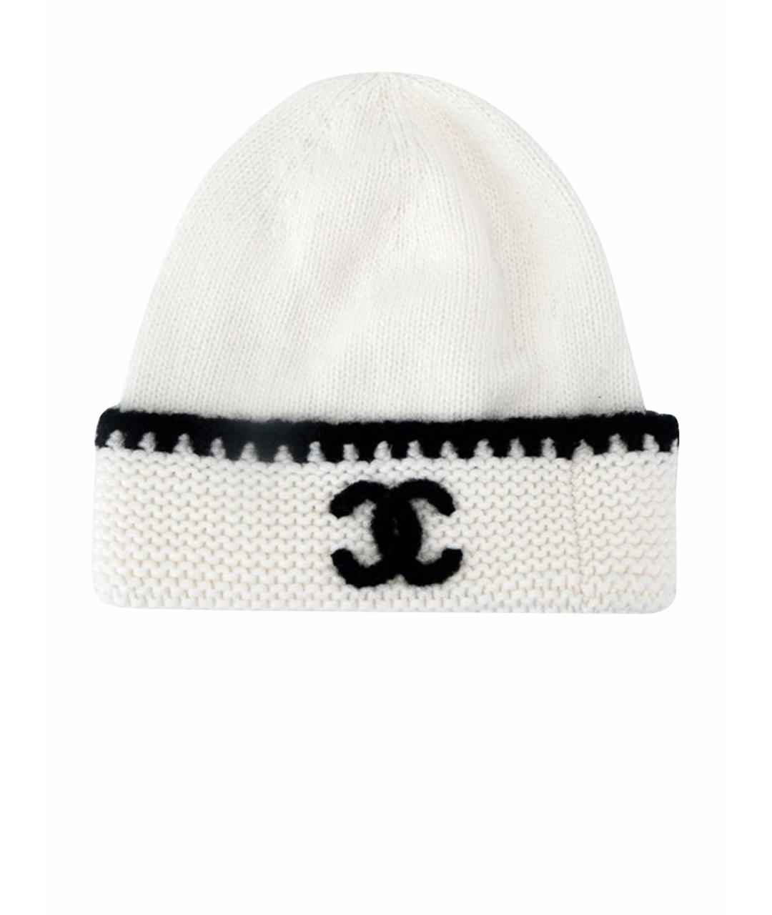 CHANEL Белая шапка, фото 1
