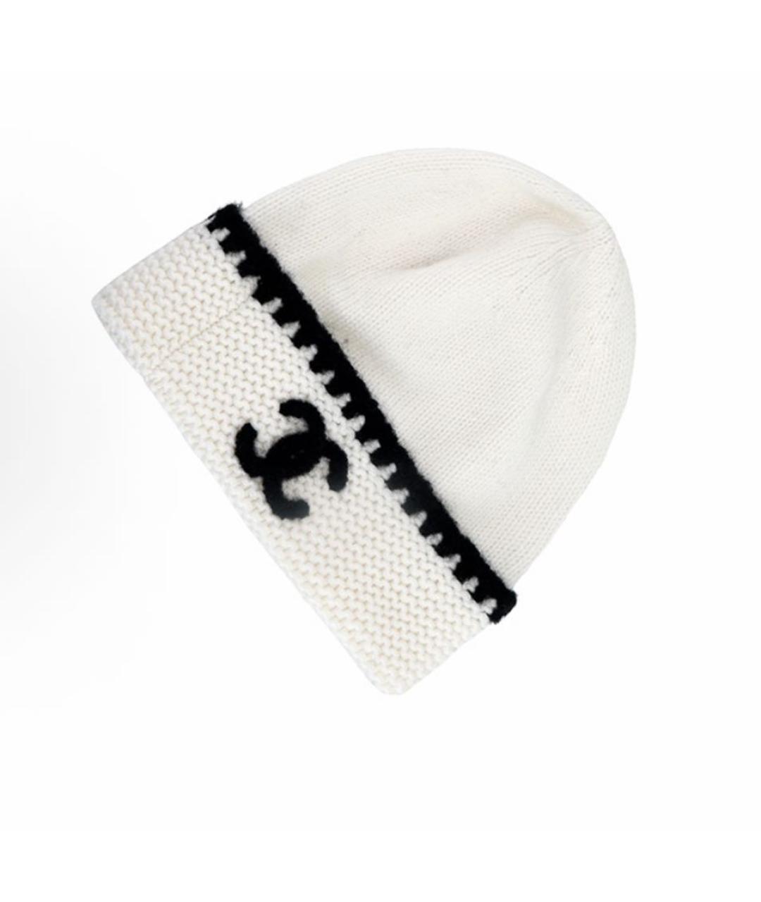 CHANEL Белая шапка, фото 3