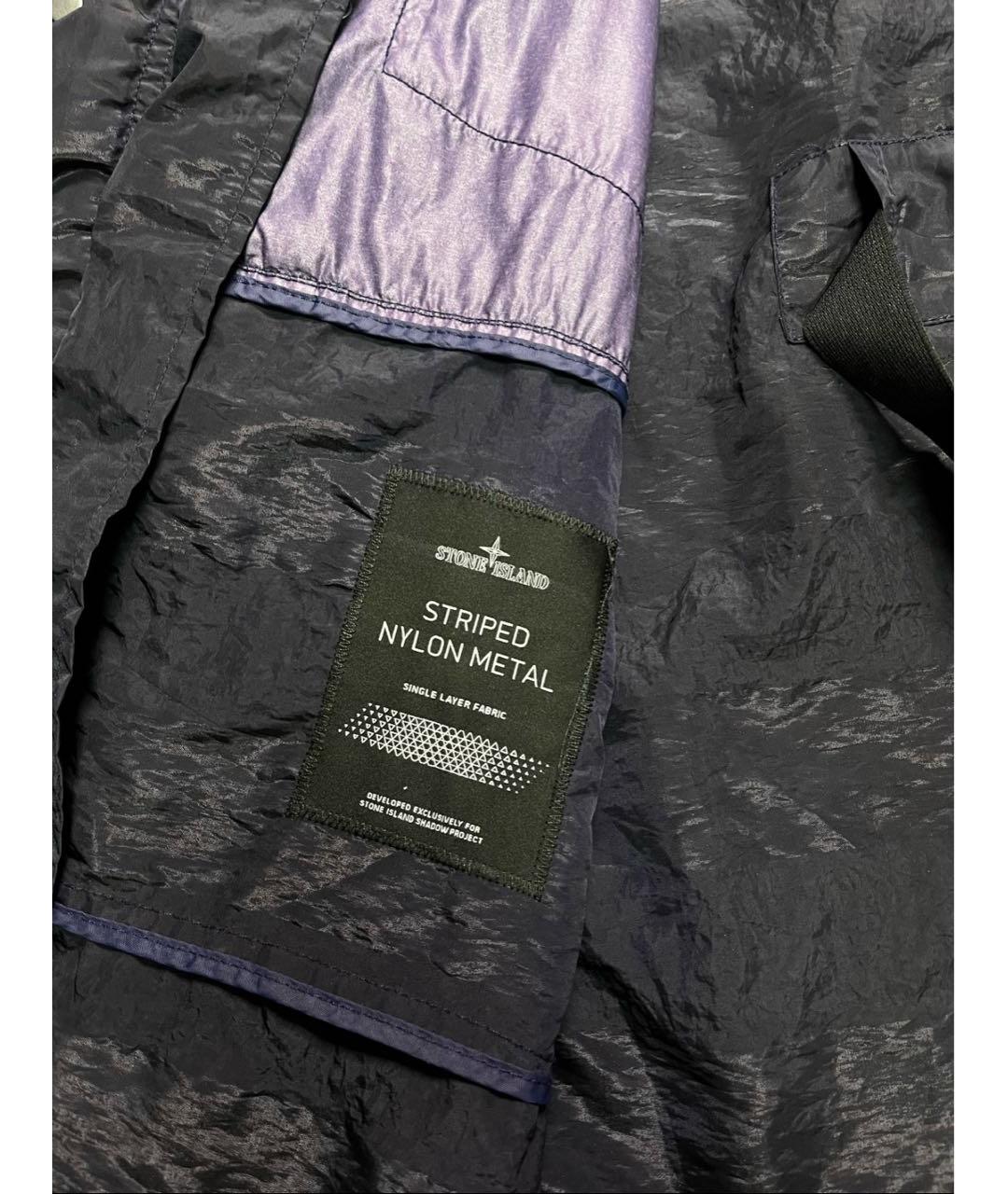 STONE ISLAND Фиолетовая полиамидовая куртка, фото 6