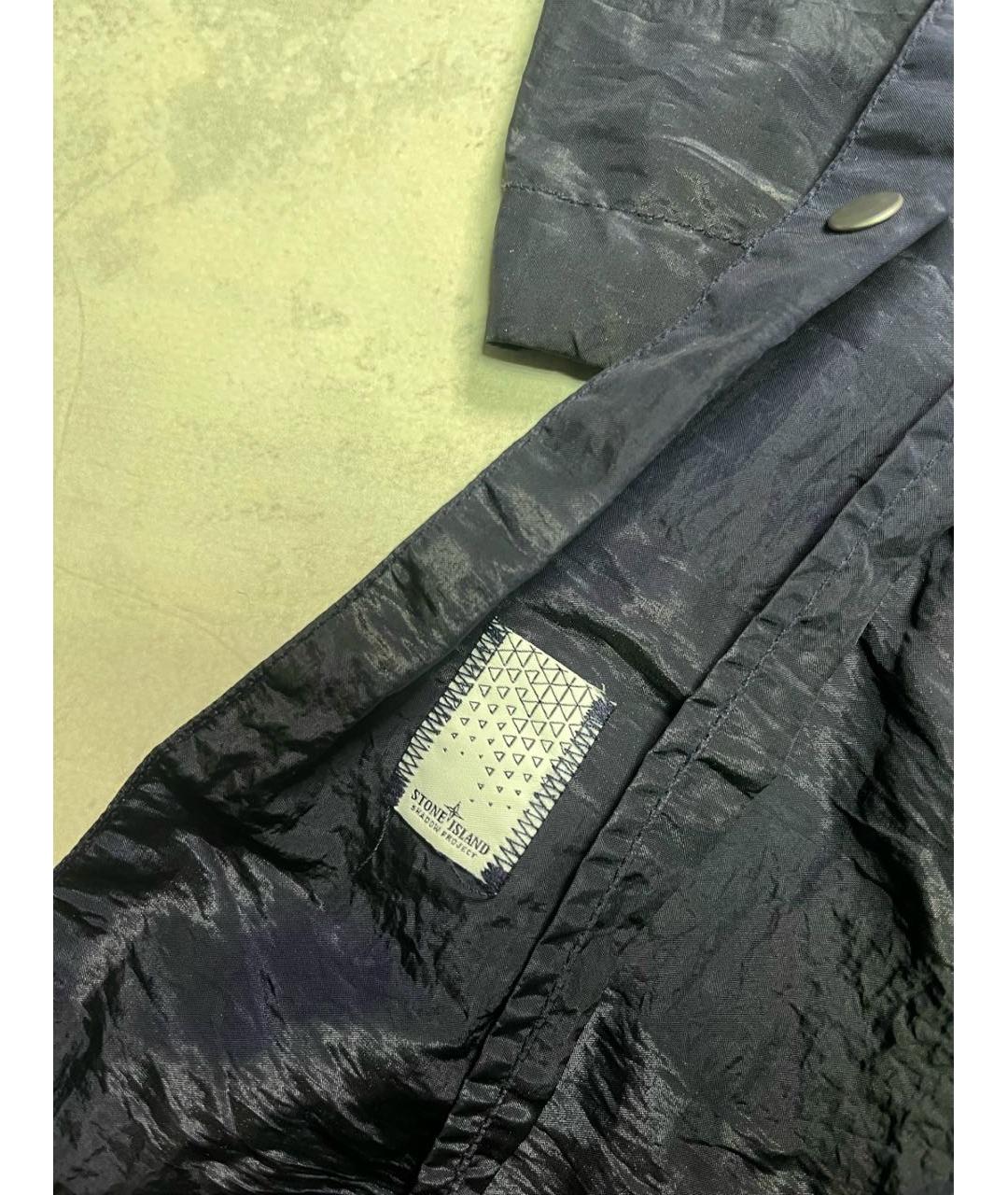 STONE ISLAND Фиолетовая полиамидовая куртка, фото 5