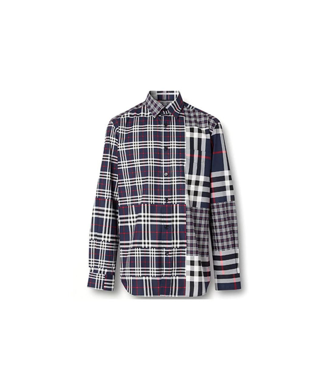 BURBERRY Мульти хлопковая кэжуал рубашка, фото 5