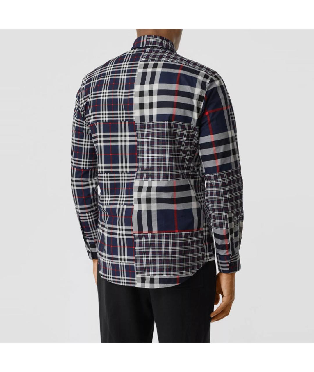 BURBERRY Мульти хлопковая кэжуал рубашка, фото 4