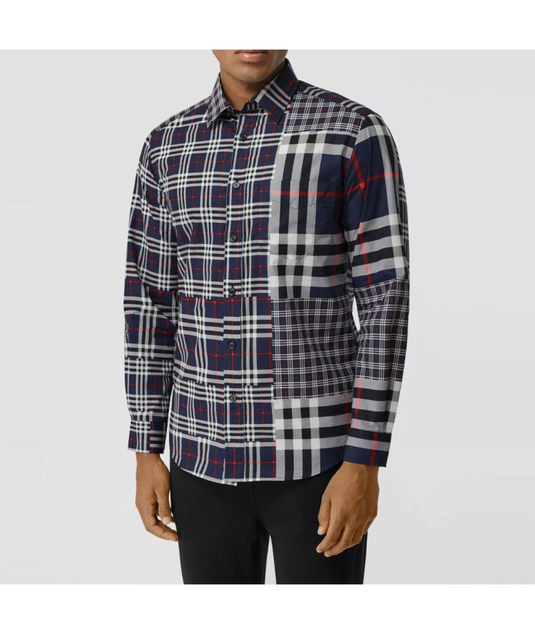 BURBERRY Мульти хлопковая кэжуал рубашка, фото 3