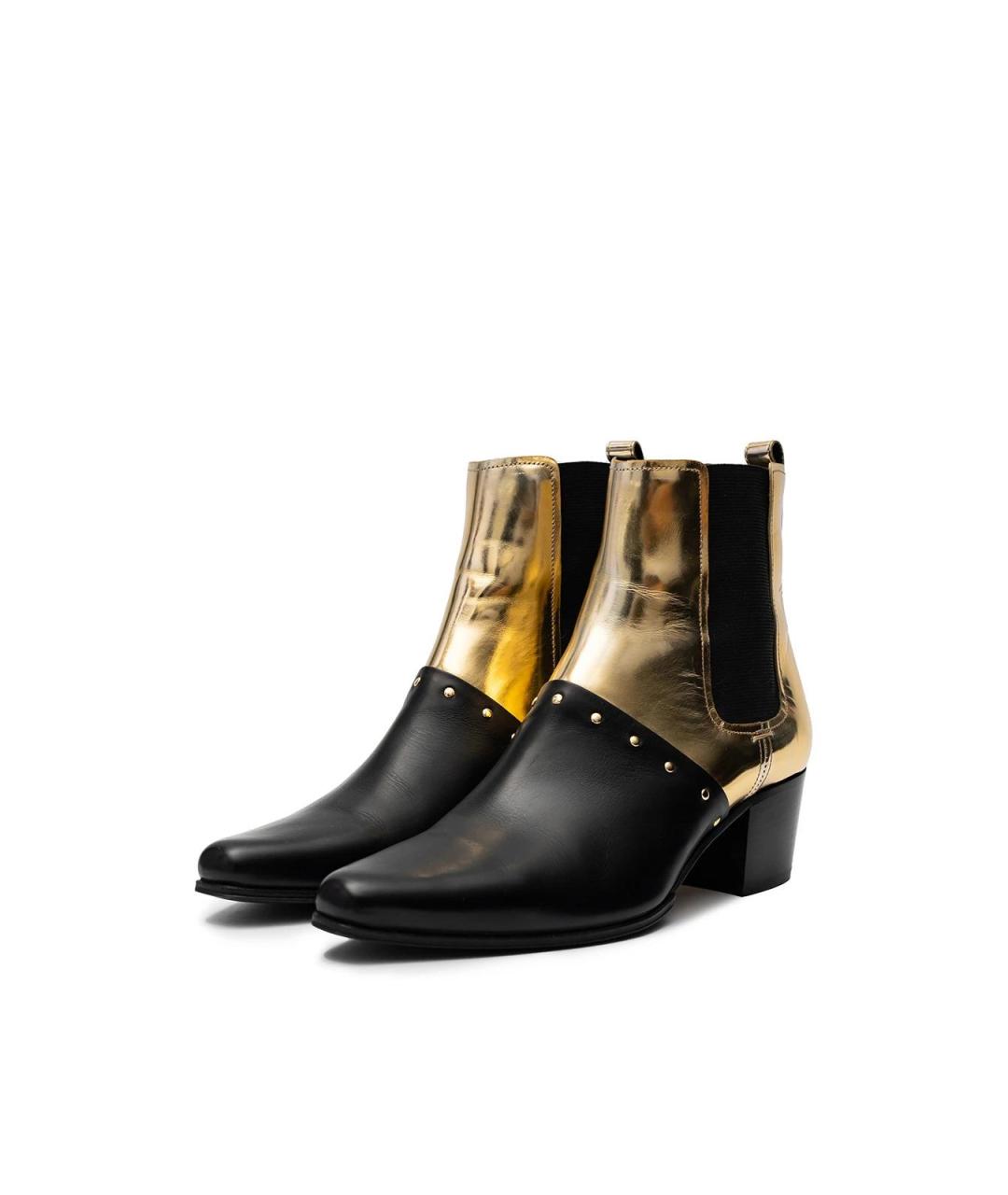 BALMAIN Черные кожаные ботильоны, фото 2