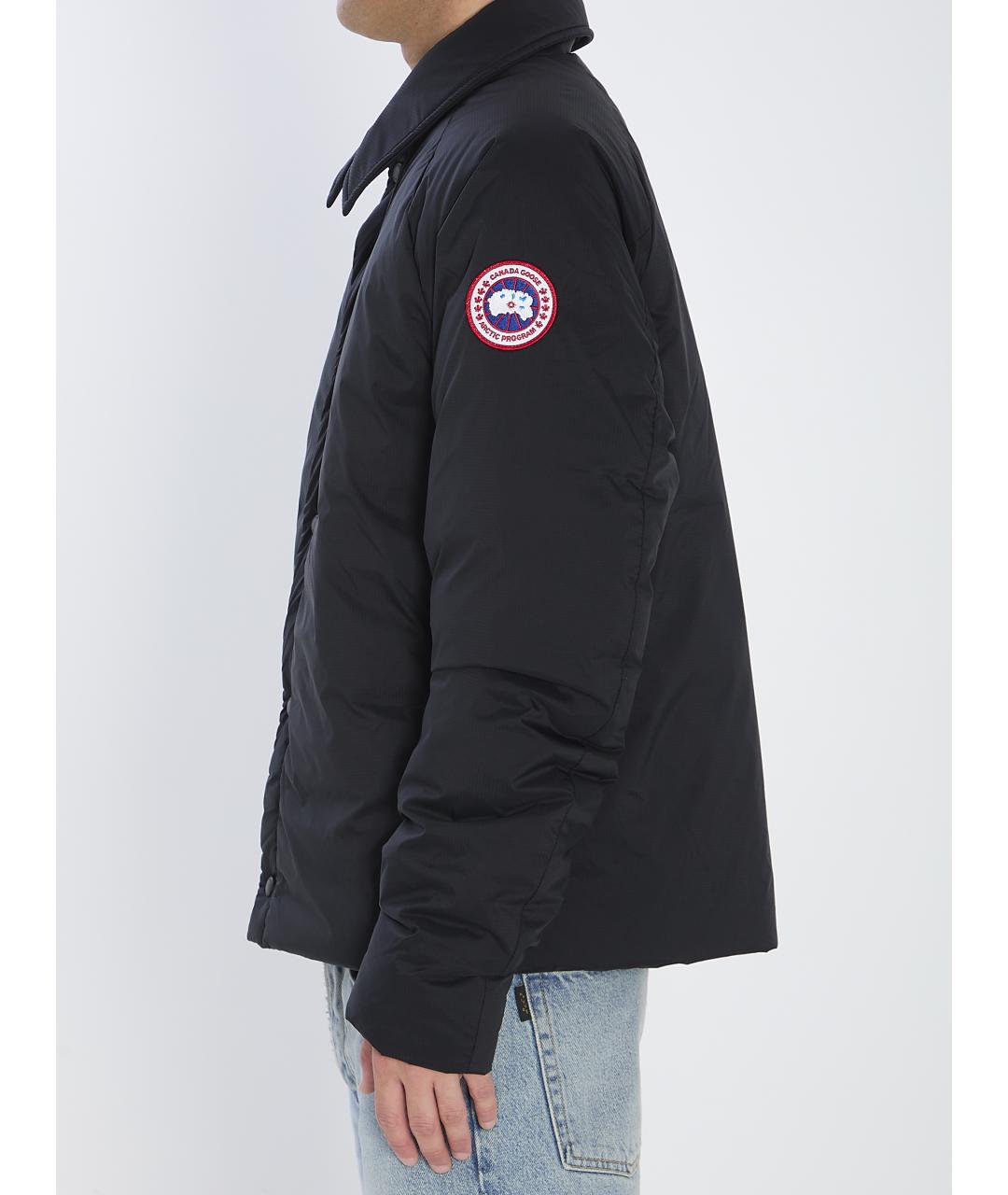 CANADA GOOSE Черная полиамидовая куртка, фото 3