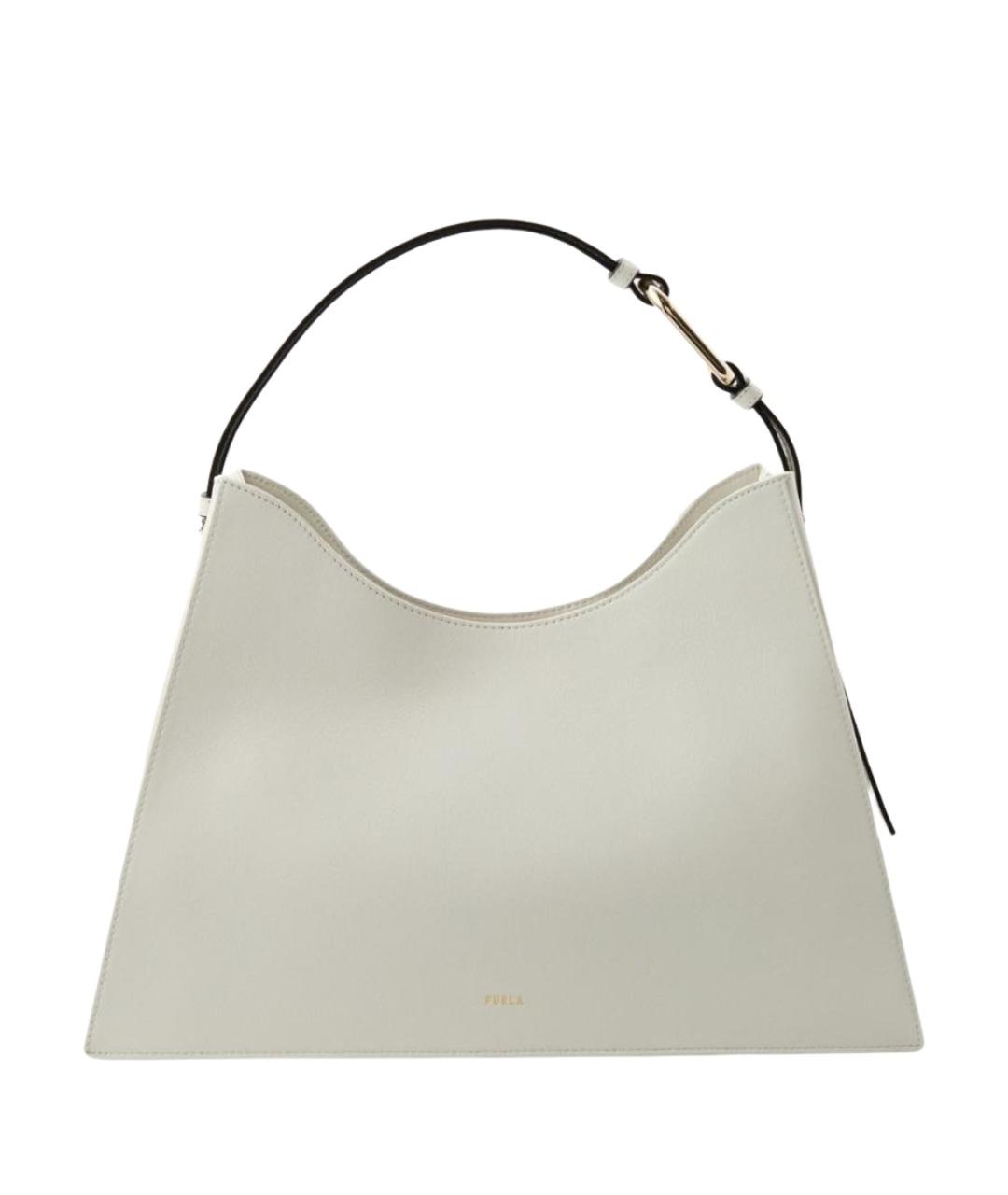 FURLA Белая кожаная сумка тоут, фото 1