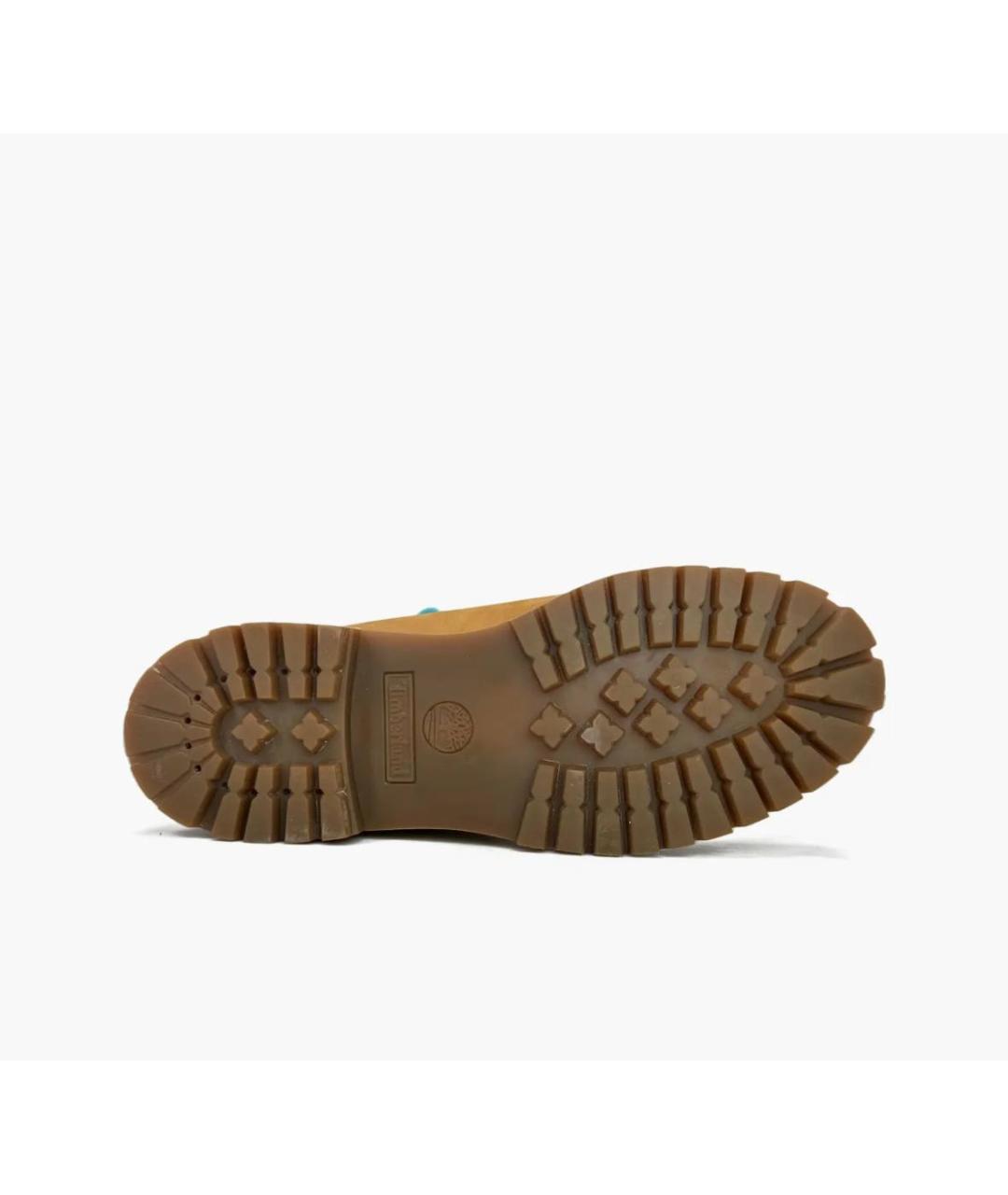 TIMBERLAND Коричневые нубуковые высокие ботинки, фото 5