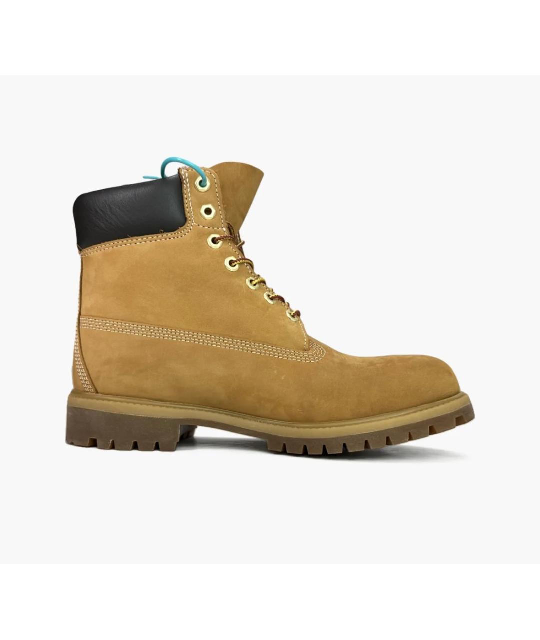 TIMBERLAND Коричневые нубуковые высокие ботинки, фото 9