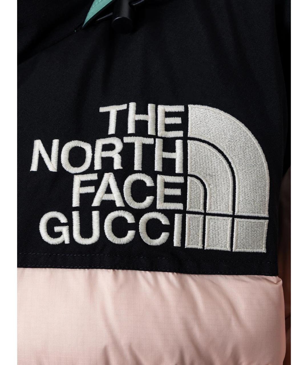 GUCCI Розовый полиэстеровый пуховик, фото 4