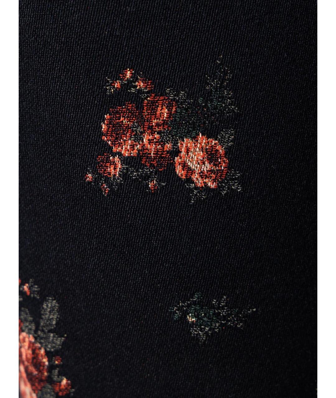 ANN DEMEULEMEESTER Черные хлопковые прямые брюки, фото 3