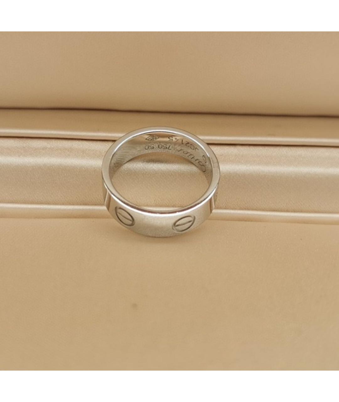 CARTIER Серебряное кольцо из белого золота, фото 6